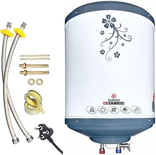 ACTIVA Aurona 15 L Storage Water Geyser | 2000W | ABS Body | ISI Marked Copper Element | BEE 5-Star Rating | Auto Cut-Off | Anti-Rust Coating to Prevent Corrosion | Energy Efficient | 5-Year Warranty