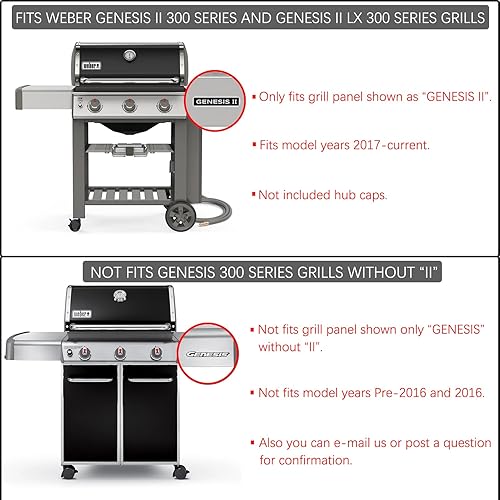 Miniatura 3 de Piezas de repuesto para parrilla, barras aromatizantes, deflector de calor para Weber Genesis II Piezas de parrilla GS4 GBS 66032 66795 Barras de