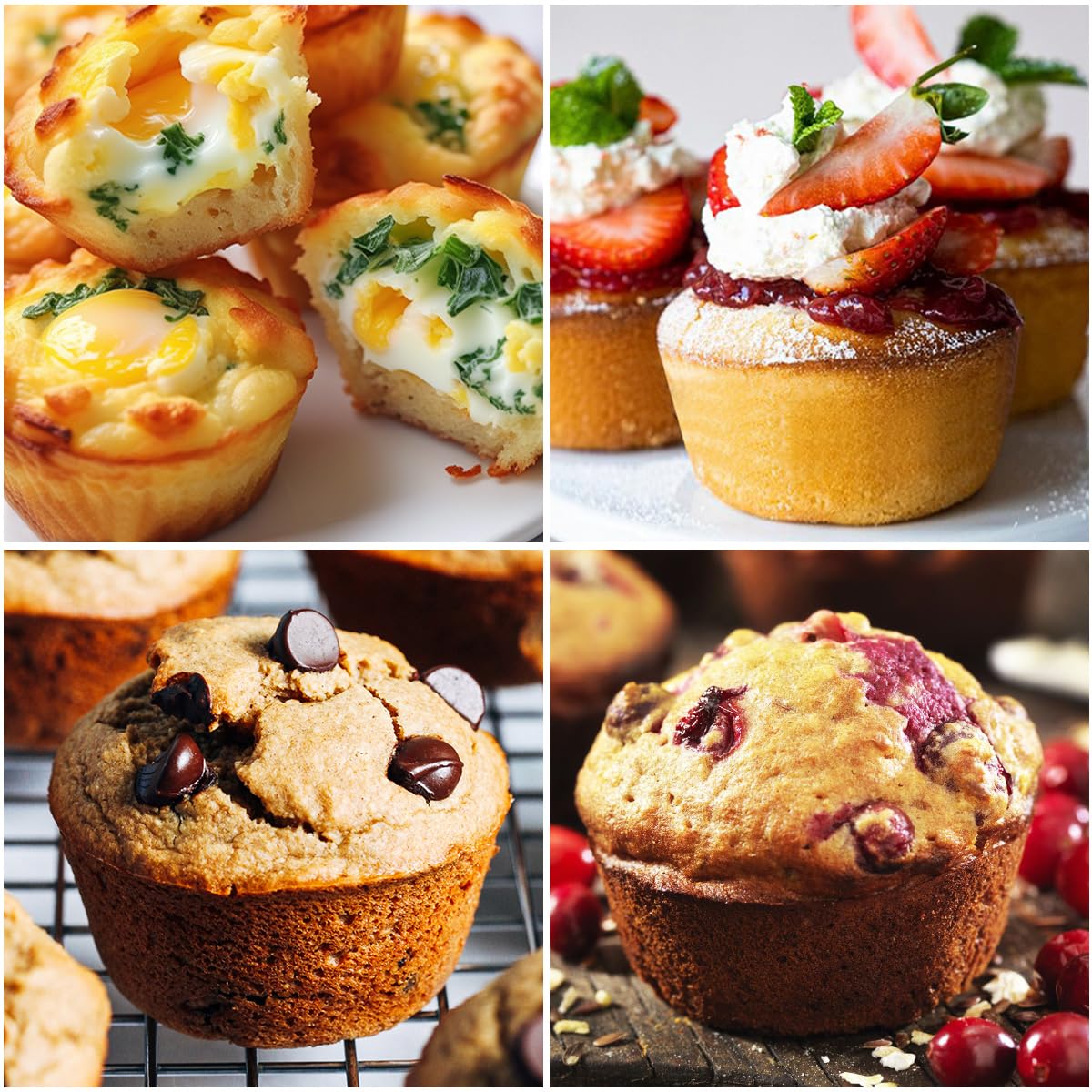FUNBAKY Jumbo-Muffinform Aus Silikon – 3 Stück, Extra Groß & Antihaft Für Perfekte Muffin-Tops