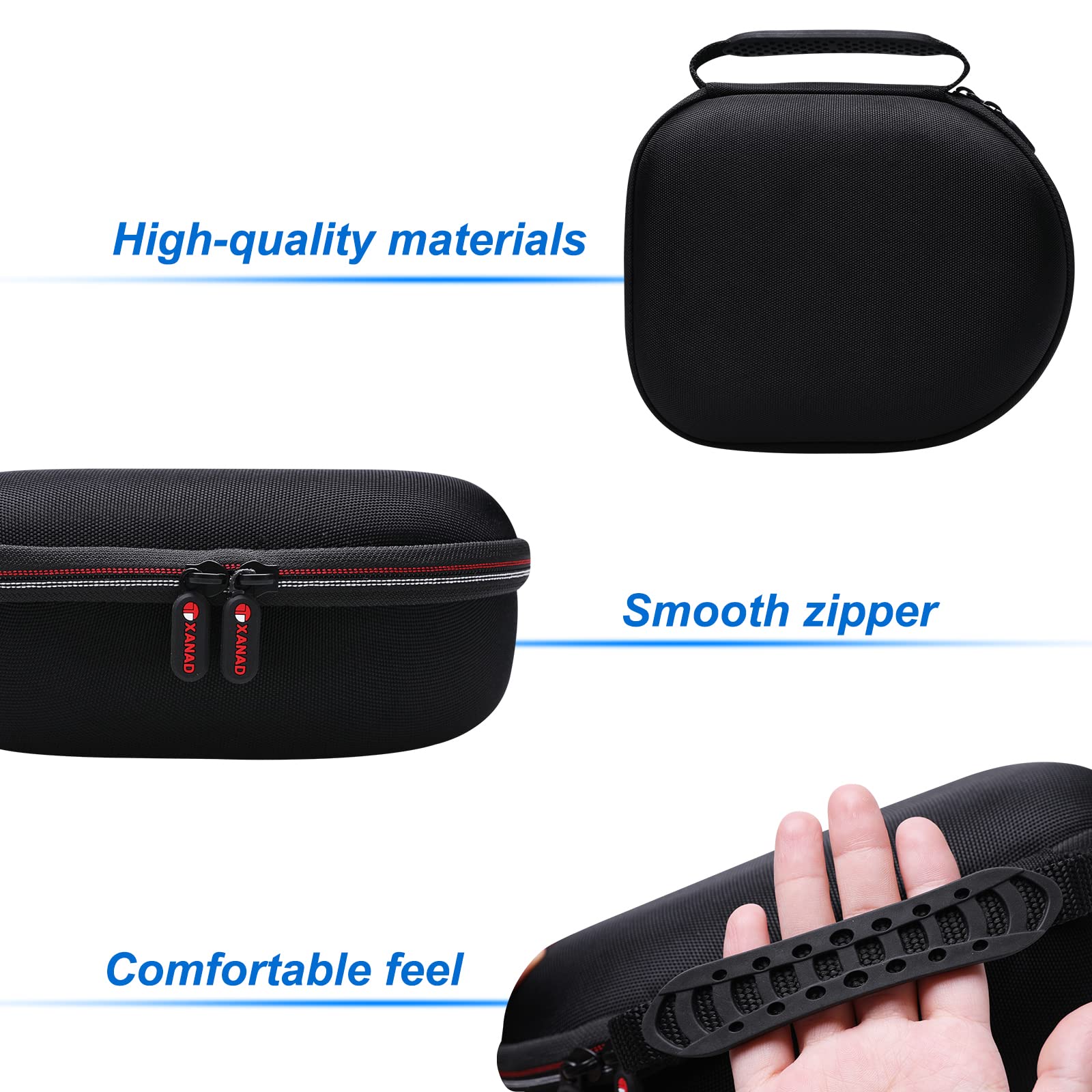 XANAD Funda para JBL Tune, JBL Live, Sony, Beats, Philips, Bose, Panasonic, Xbox Wireless SteelSeries, Razer Headset Bluetooth Headphones Portátil Bolsa（Grey）