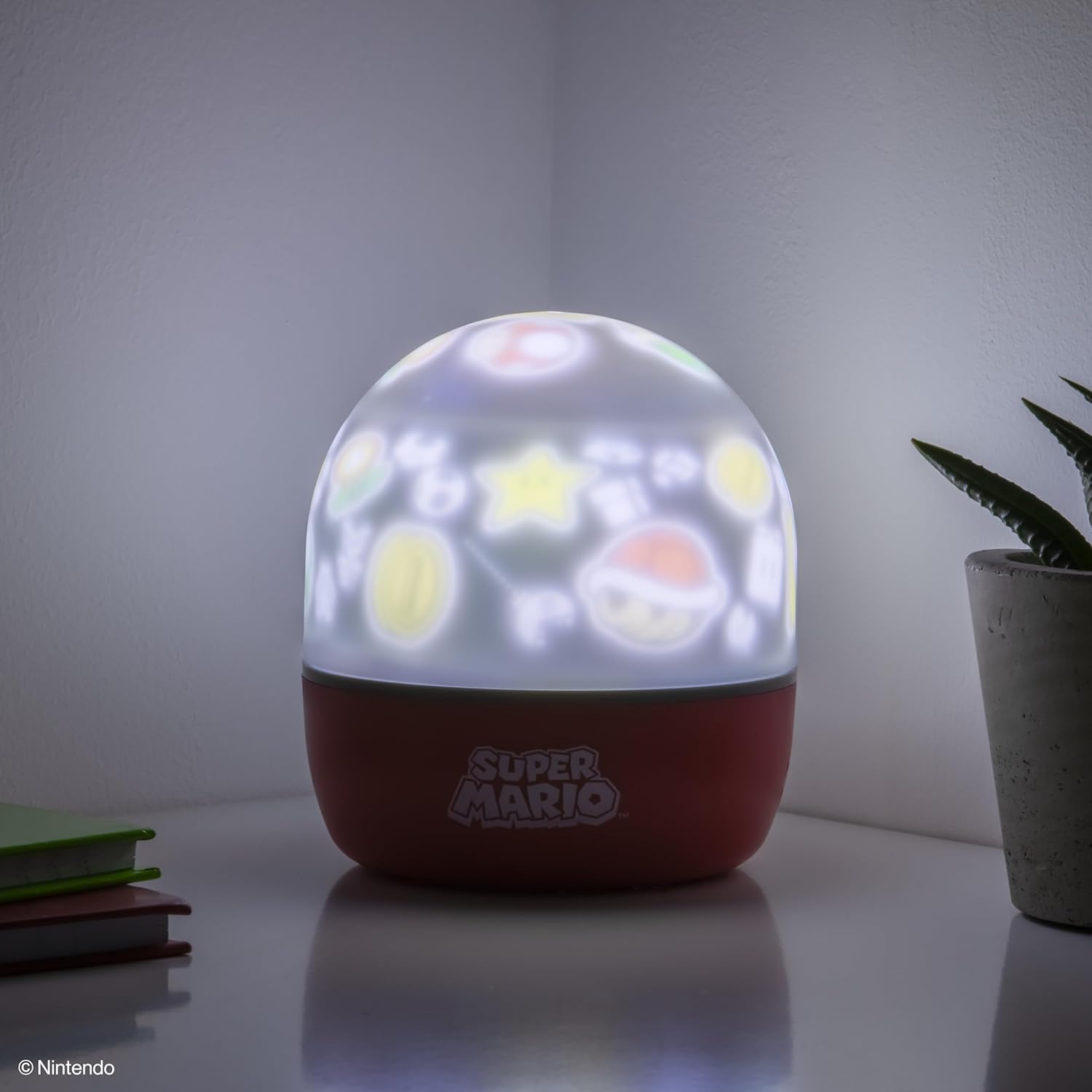 Paladone Super Mario Projection Light - Officially Licensed Nintendo Projector Lamp with Interchangeable Scenes and Mood Lighting, 3 Light Modes, Gaming Room Decor - Image 8