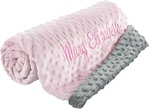 berry bebe Personalized Baby Blanket for Girls and Boys Ships from USA Custom Baby Blankets Personalized Gifts with