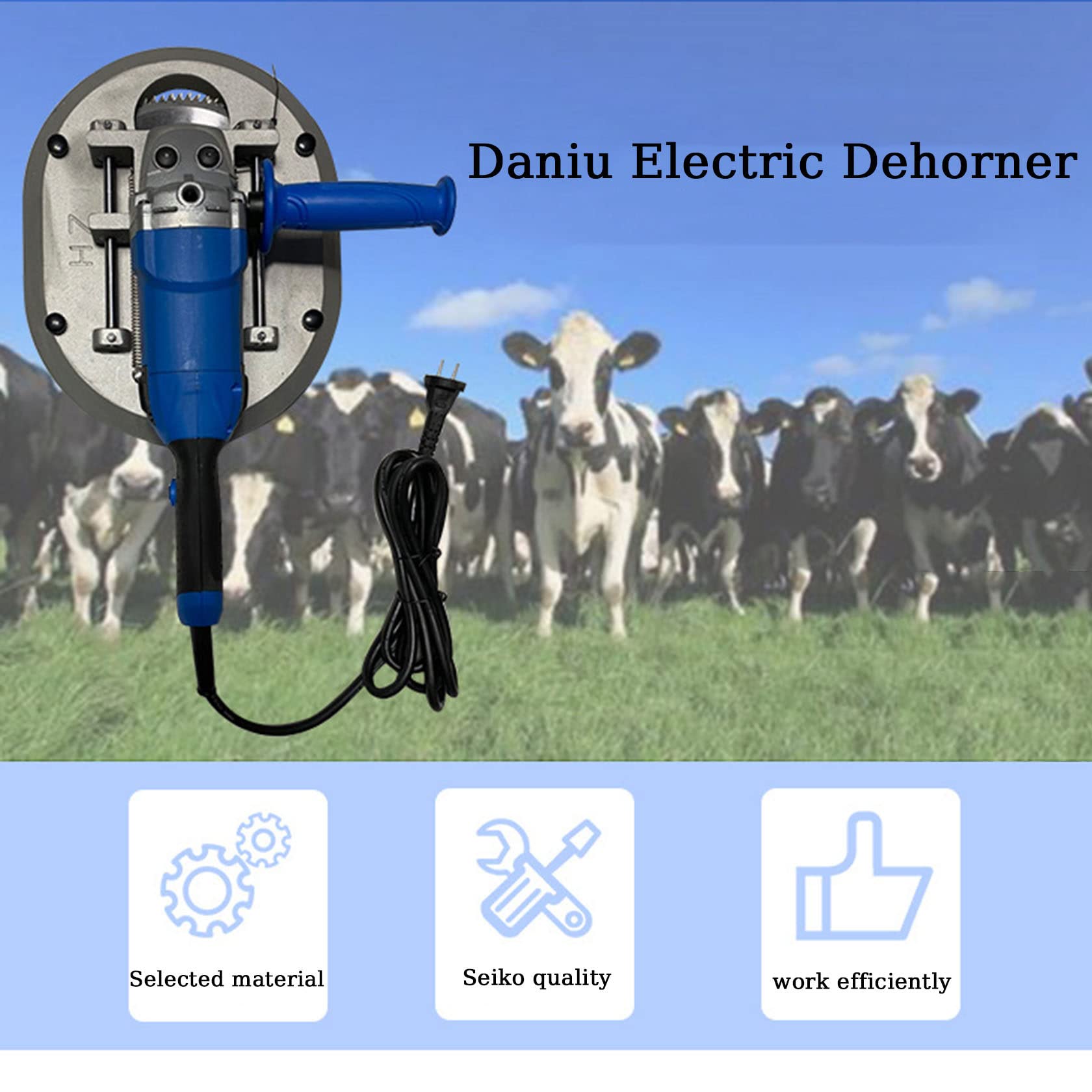Onthoorner voor volwassen vee, elektrische onthoorner voor schapen 1900W, elektrische koehoornsnijmachine