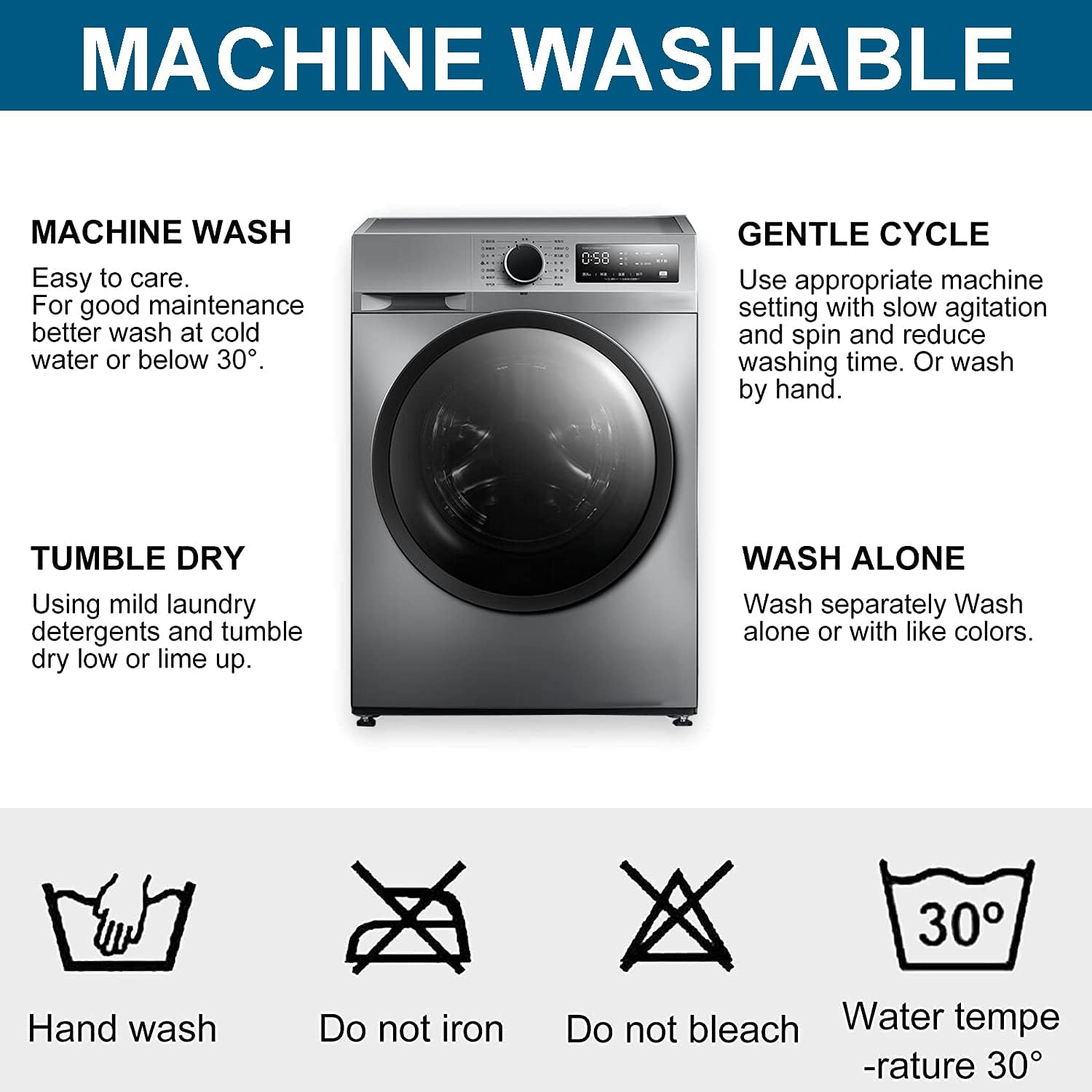 WOMACO Printed Office Chair Covers, Stretch Computer Universal Boss Modern Simplism Style High Back Chair Slipcover - White Flowers, X-Large