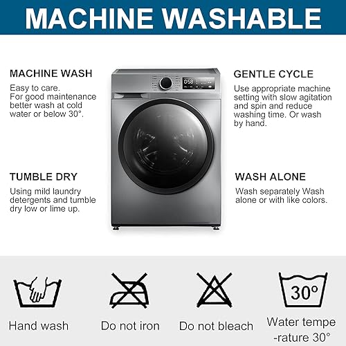 Miniatura 7 de WOMACO Fundas para silla de oficina, elásticas con estampado, protector universal para silla de jefe, diseño floral, estilo moderno y sencillo,