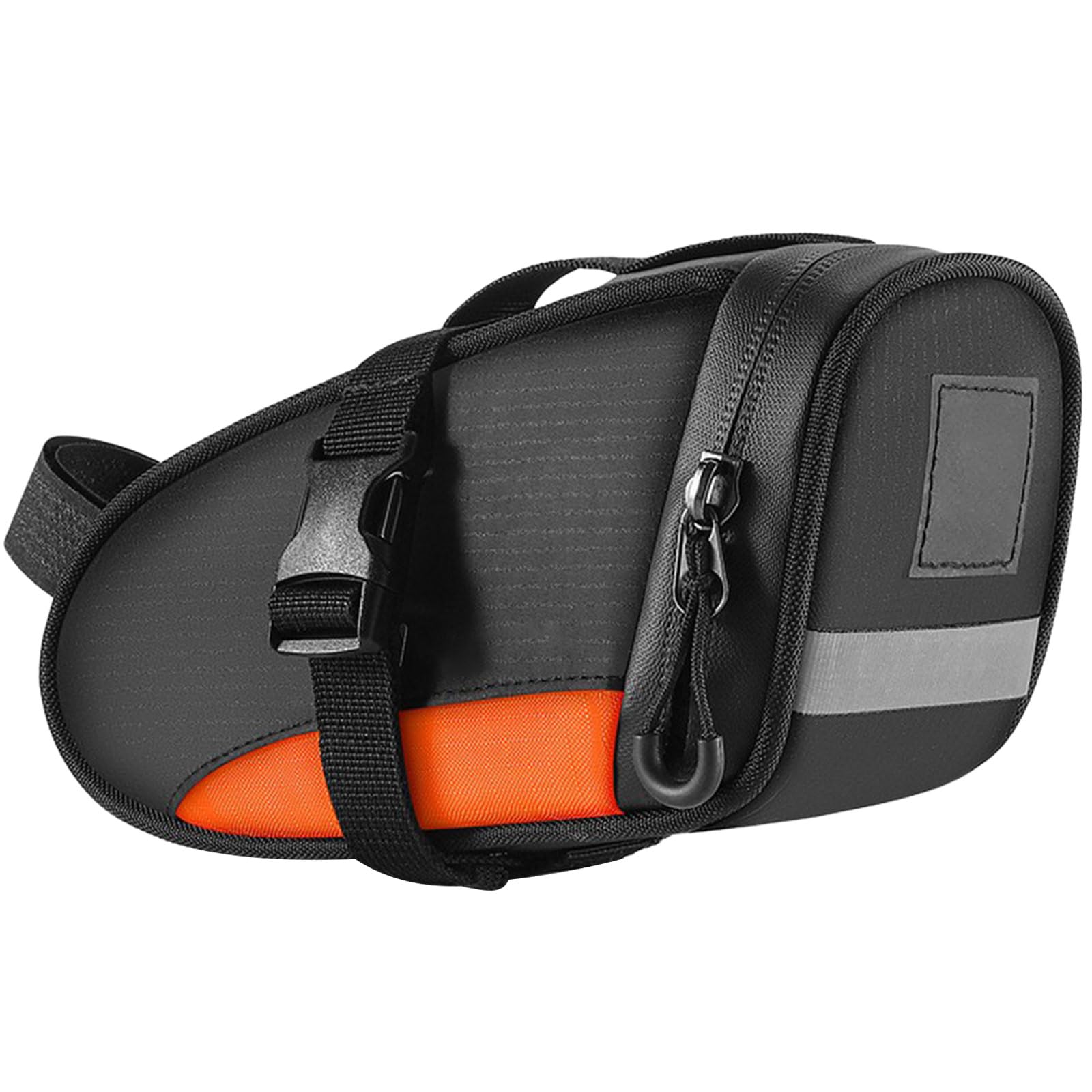PLCPDM Reflektierende Fahrradtasche, Rücklicht, kompatible Fahrrad-Satteltasche, Fahrradkoffer für Fahrradausrüstung Sport & Freizeit