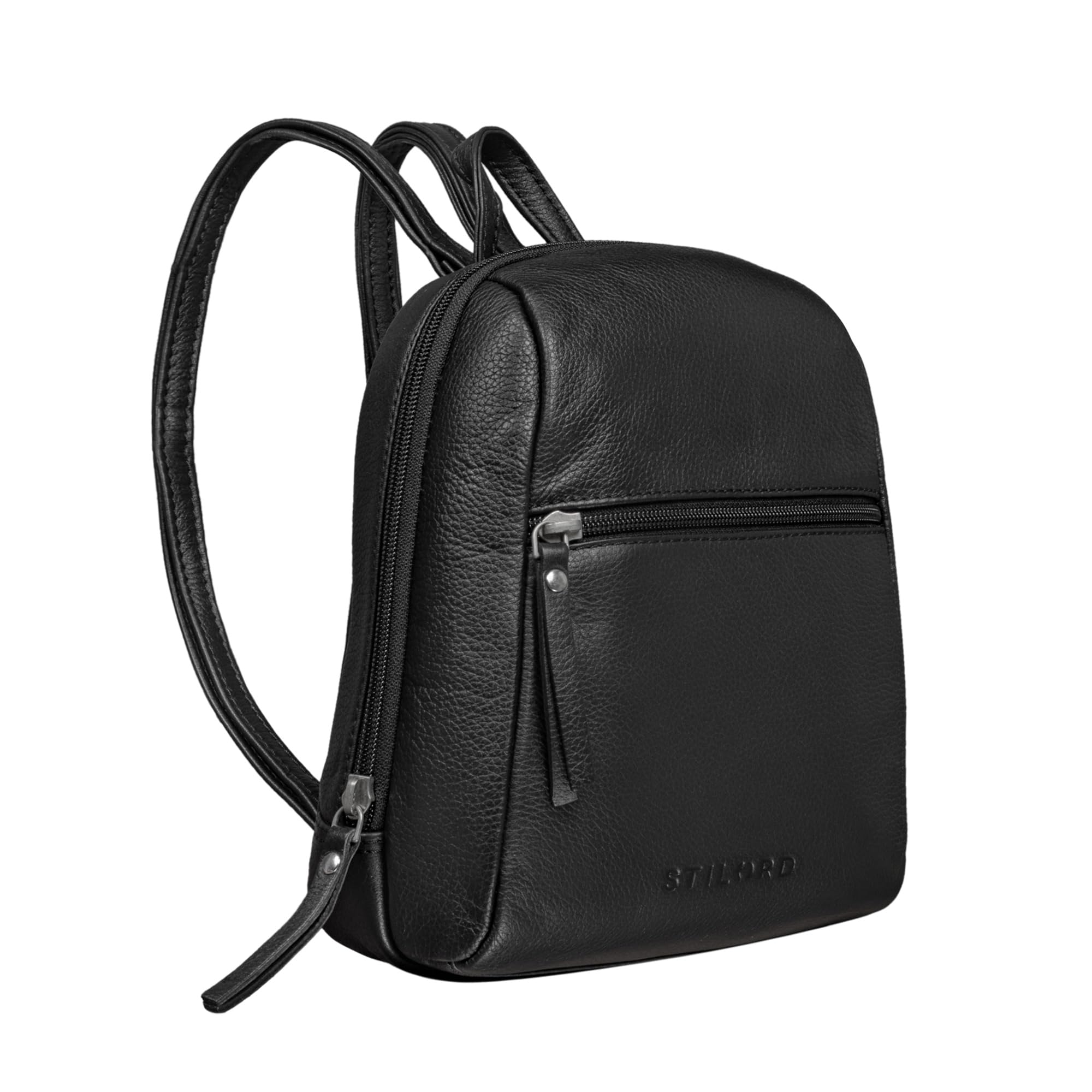 STILORD Lia Mini Rucksack – Damenleder, Vintage-Style
