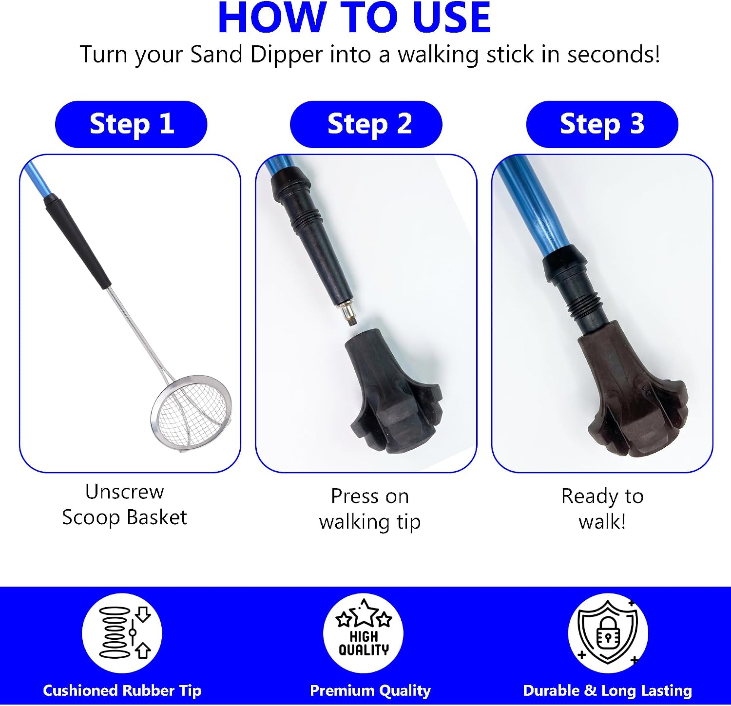 Sand Dipper Walking Tips