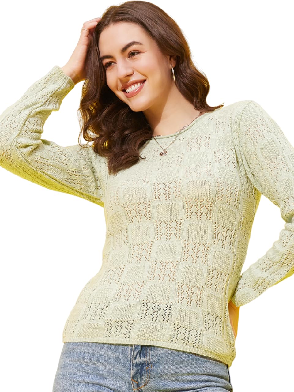 modeve Round Neck Casual Women Sweater for Winter||Winterwear||-picture-38
