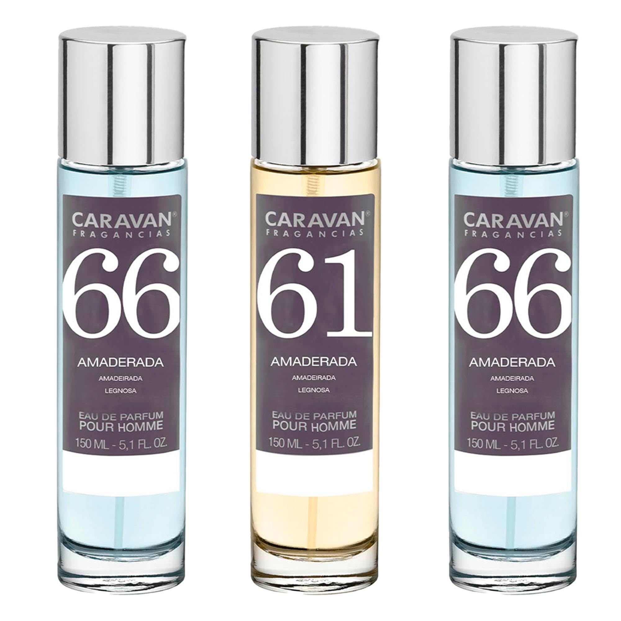 3 x Caravan Profumo da uomo (2) n. 66 n. 61-150 ml.