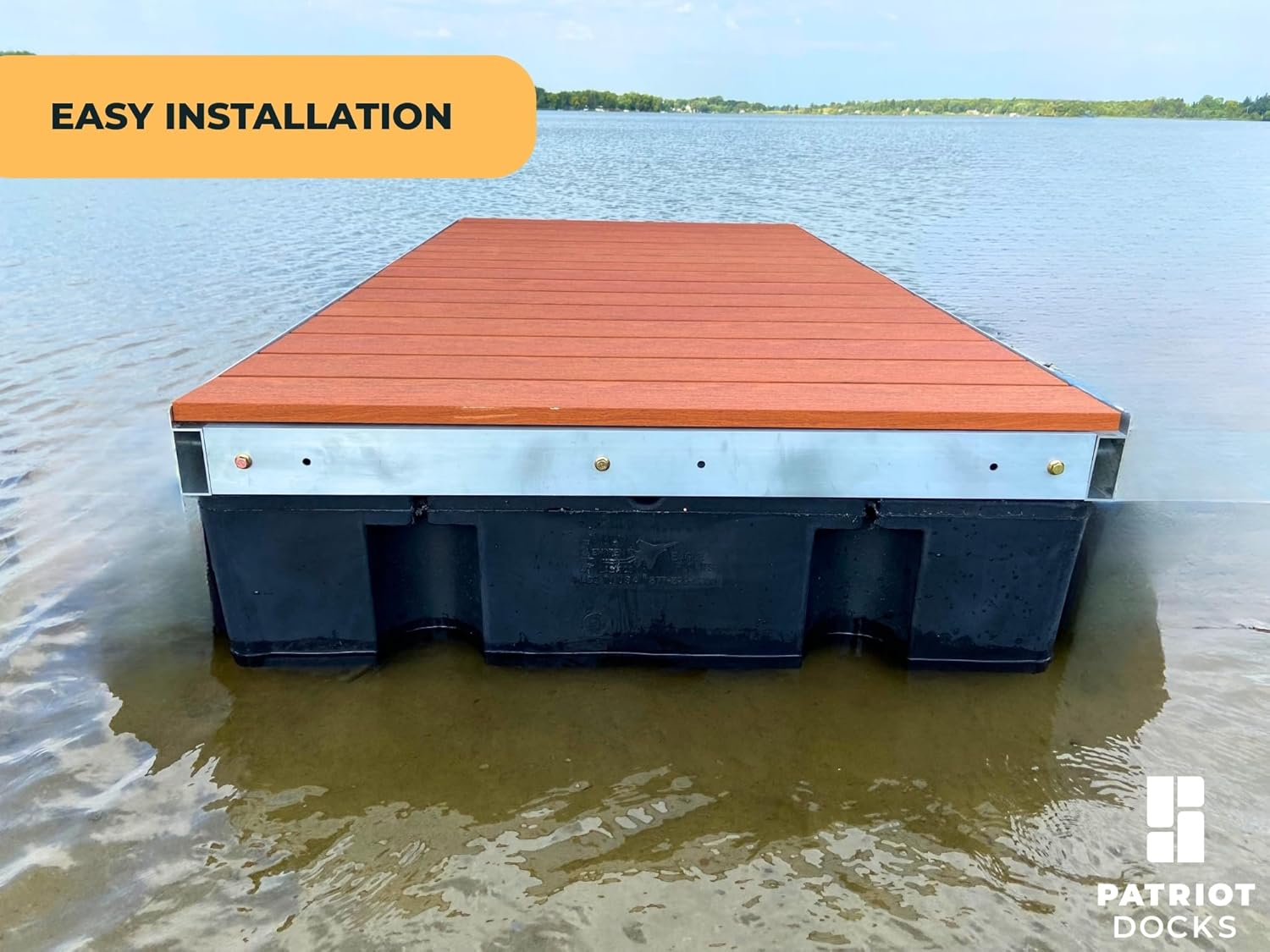 Patriot Docks Low-Profile Floating Dock Section