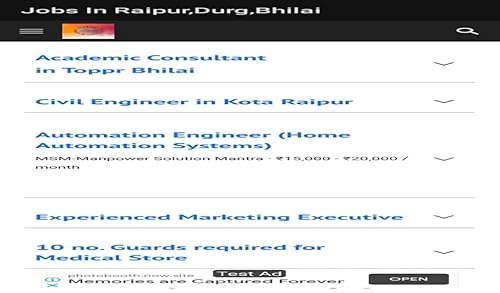 Jobs in Raipur Durg Bhilai