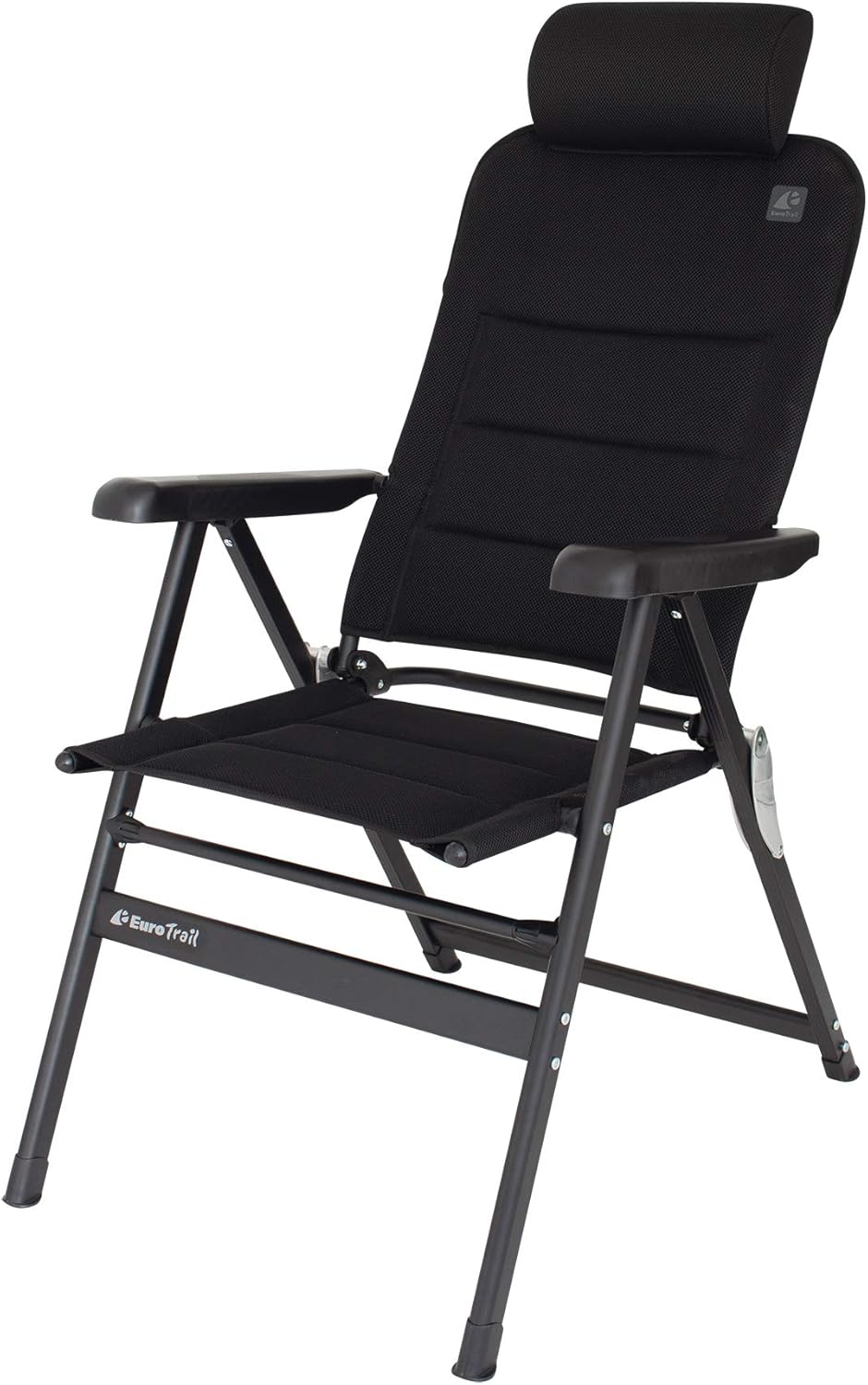 Eurotrail Chateau 3DMesh camping chair, black Amazon.co.uk Sports