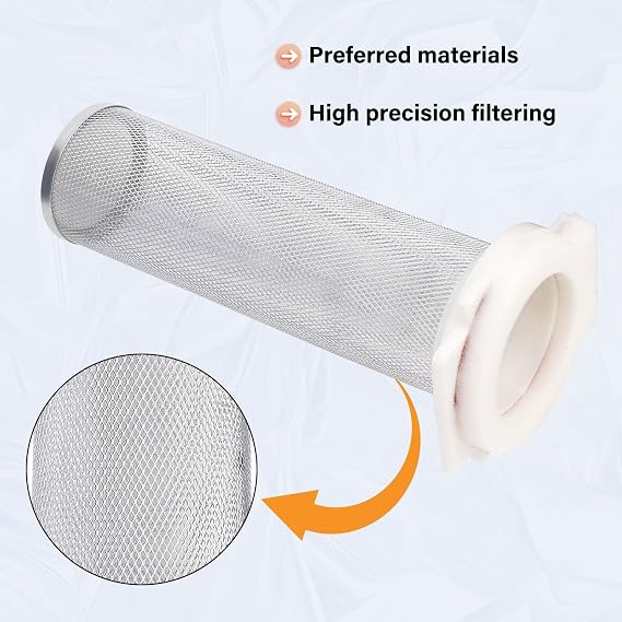 Motorcycle Air Filter 1UY-14451-00-00 & Oil Filter 1UY-13440-02-00 & Fuel Filter & Spark Plug Compatible With Yamaha YFM350FX Wolverine 350 4x4 1996-2005 YFM350X Warrior 1987-2004 YFM350R Raptor 05-13