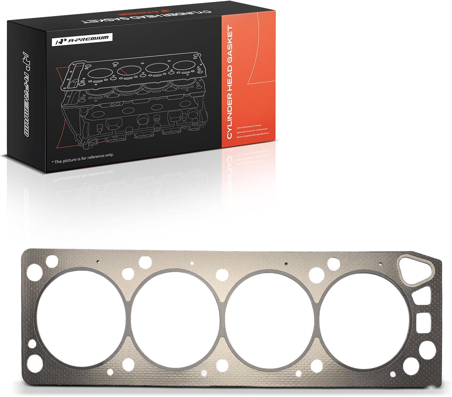 A-Premium L4 Engine Cylinder Head Gasket Compatible with Ford Mustang, Mustang II, Aerostar, Courier, Fairmont, Granada, LTD, Pinto, Ranger & Mazda B2300, B2500 & Mercury Bobcat, Capri & Merkur XR4Ti