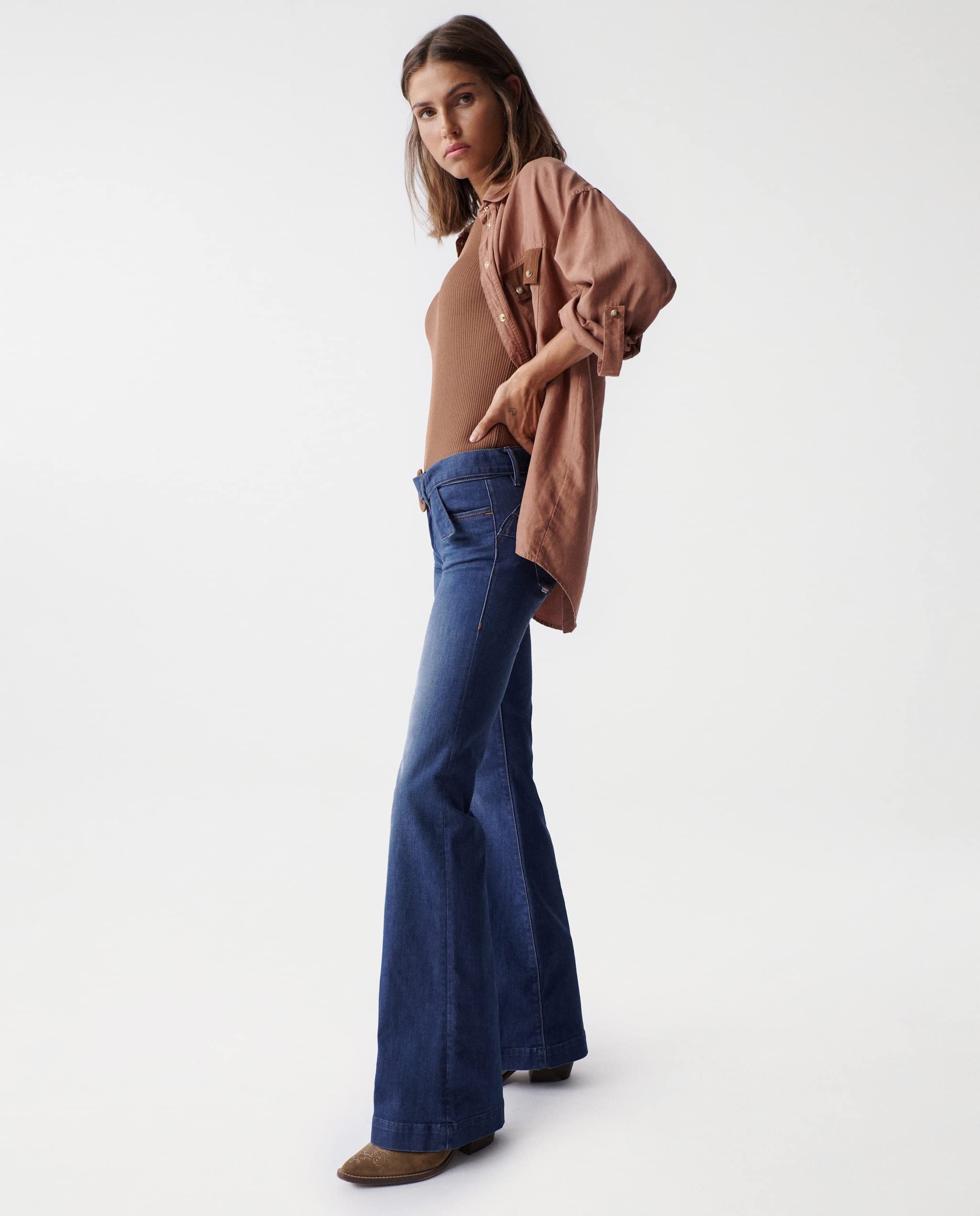 Salsa Jeans de maravilla push up con cinturón