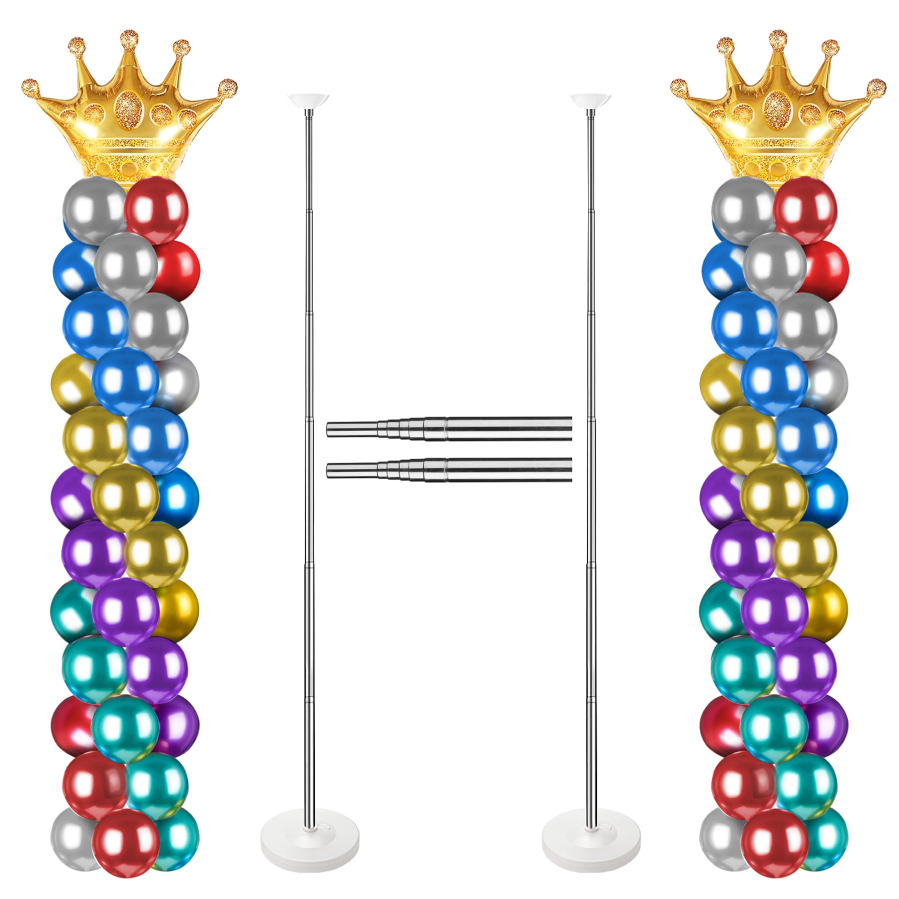 Amazon.com: Voircoloria Balloon Column Stand for Floor Set