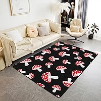 Vista 23 de jejeloiu Alfombra de Área con Líneas de Tiras Geométricas, Alfombra Decorativa para Sofá, Juego de Alfombras Decorativas Abstractas para Dormitorio