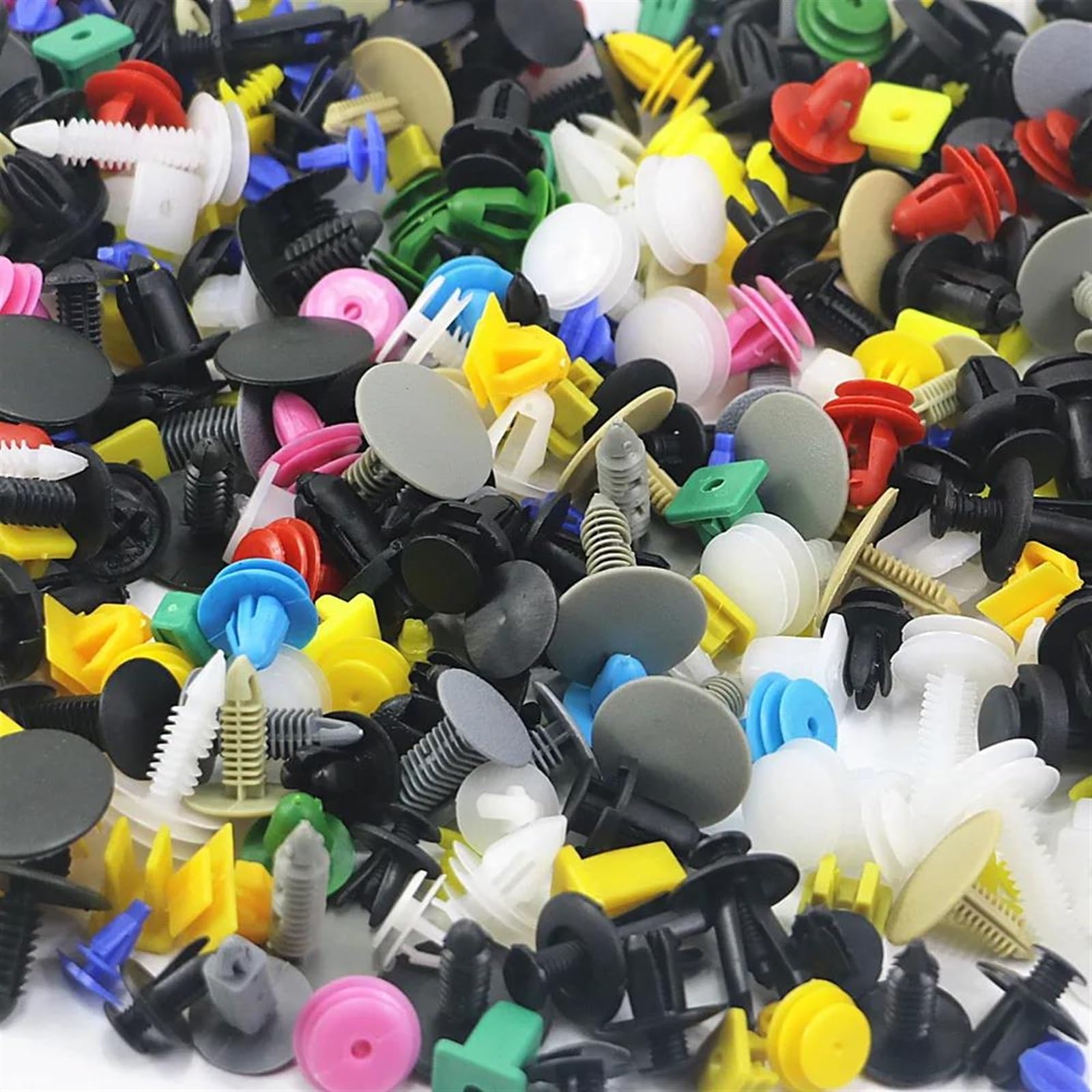 Viti e accessori 500 Pezzi Di Fissaggio Automatico Misto Clip Per Paraurti Universale Per Auto Fermo Per Rivetto Pannello Porta Parafango Fodera