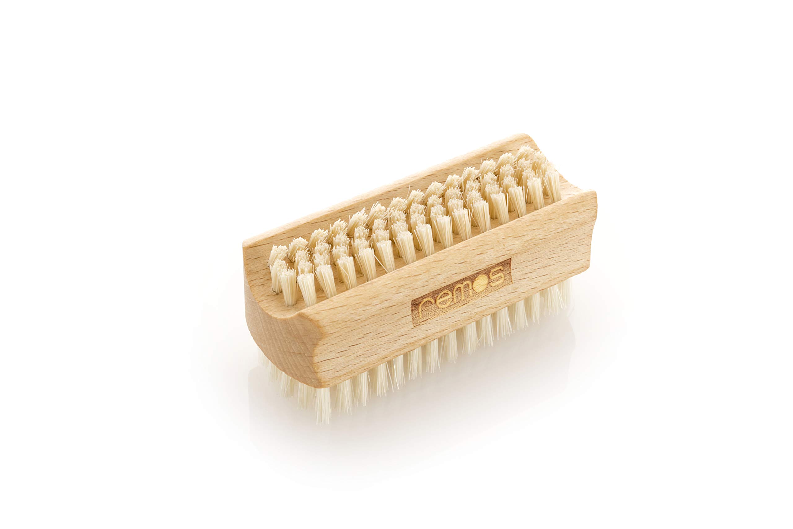 REMOS Spazzola per mani e unghie con setole naturale in legno di faggio