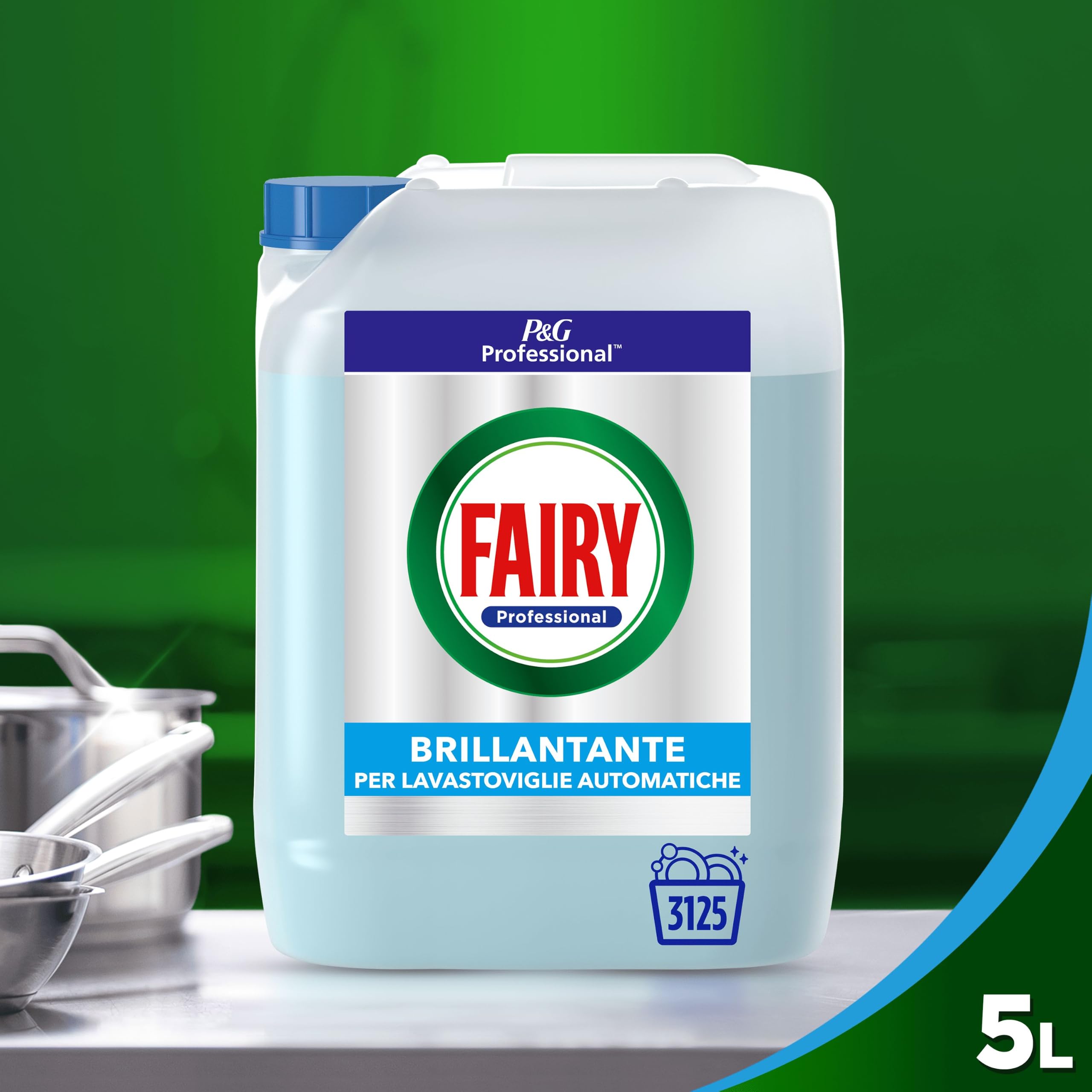 Fairy Professional Brillantante Per Lavastoviglie Automatiche Commerciali 5L