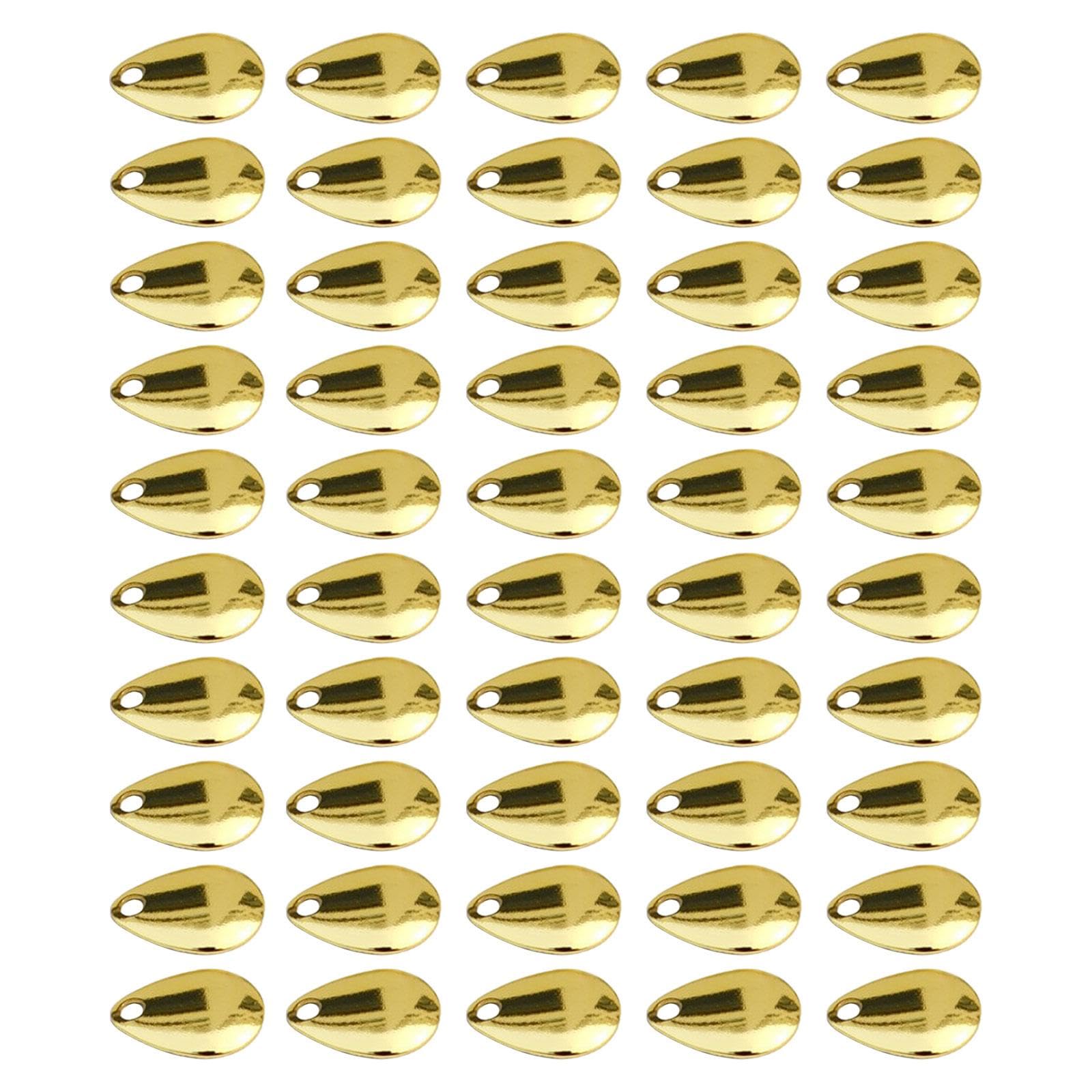 BNF® 50Pcs Fishing Blades Tool Rigs Spinnerbaits for Perch Bass Men Women Gold 15mm|Sporting Goods | Fishing | Baits, Lures & Flies | Crankbaits'-image-35