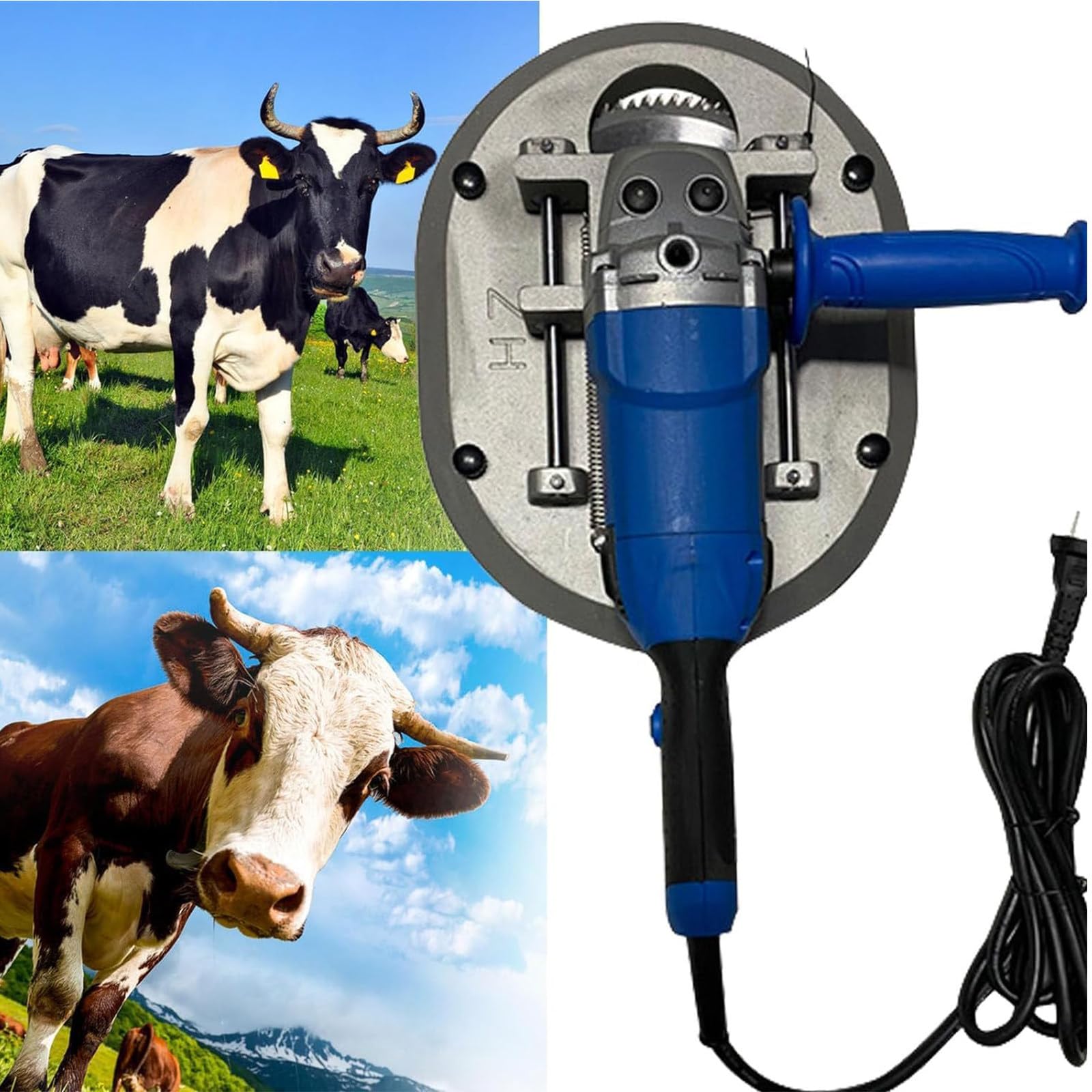 Dehorner elettrico per bestiame, 1900 W, portatile, portatile, ideale per l'agricoltura e la cura del bestiame, strumento agricolo efficiente