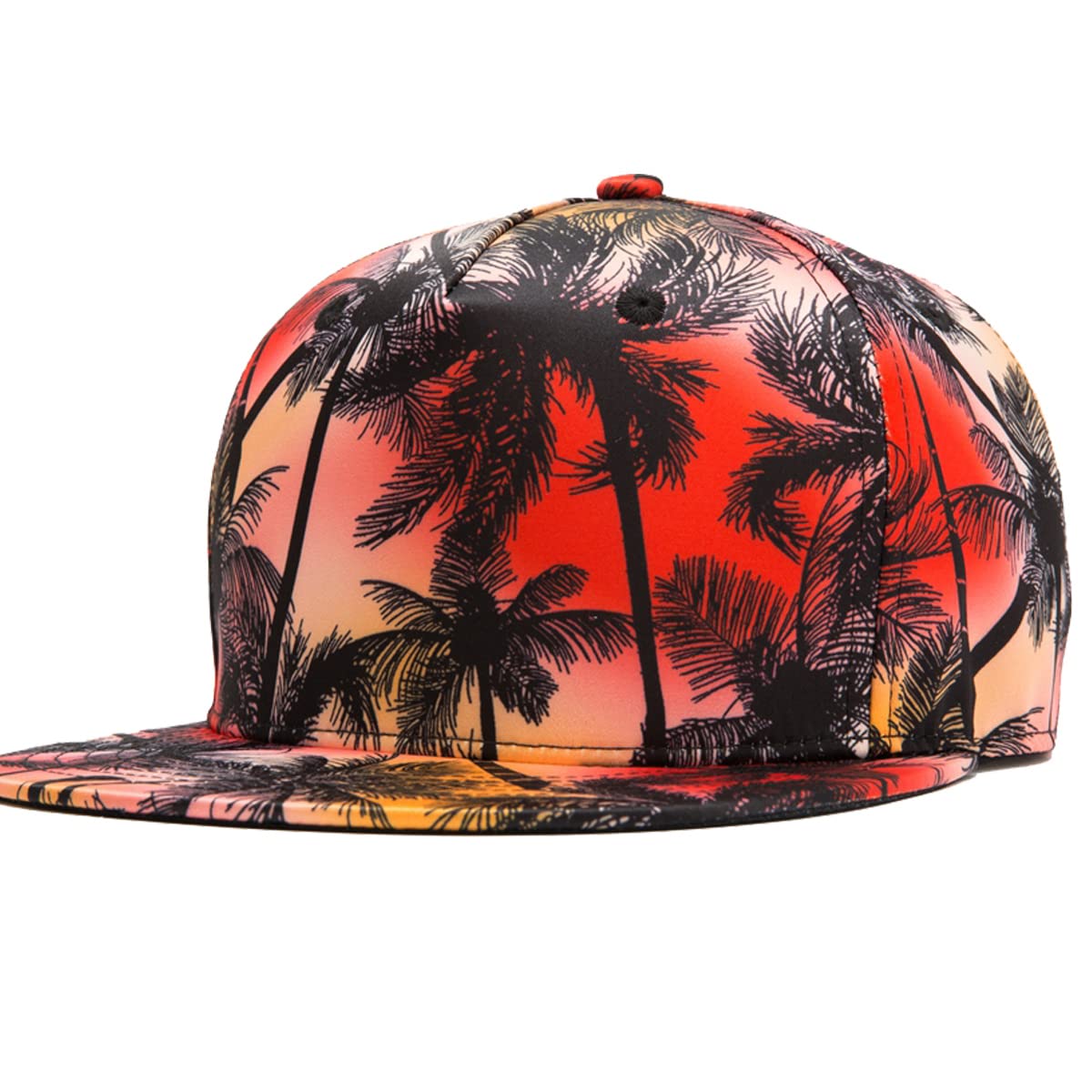 Wholesale Mens Snapback Baseball Cap Hip Hop Style Flat Visor Adjustable Outdoor Cap Unisex Adjustable Breathable