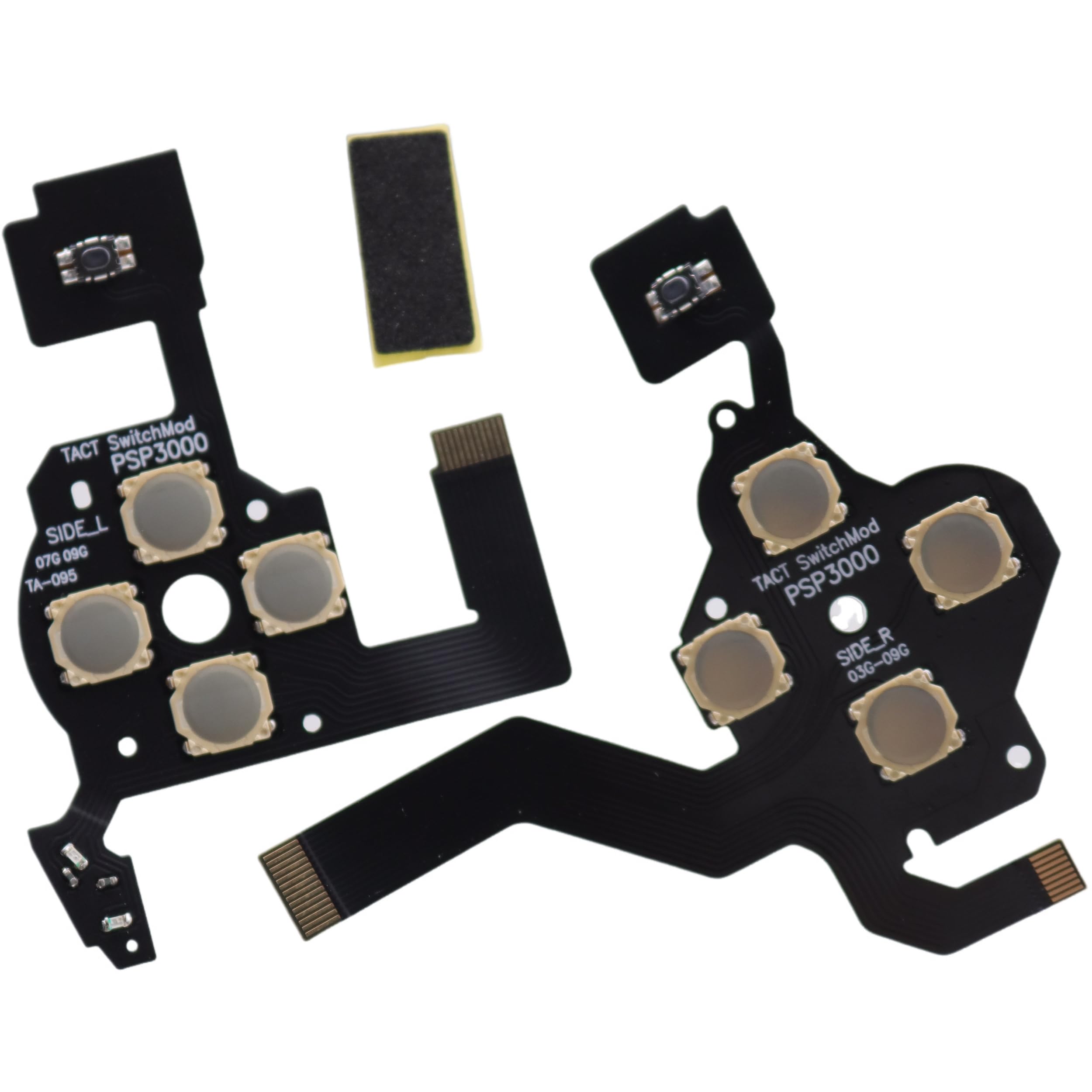 Deal4GO Left & Right Button Membrane Conductive Film Pad Flex Cable kit Replacement for PSP 3000 TA-095 Console