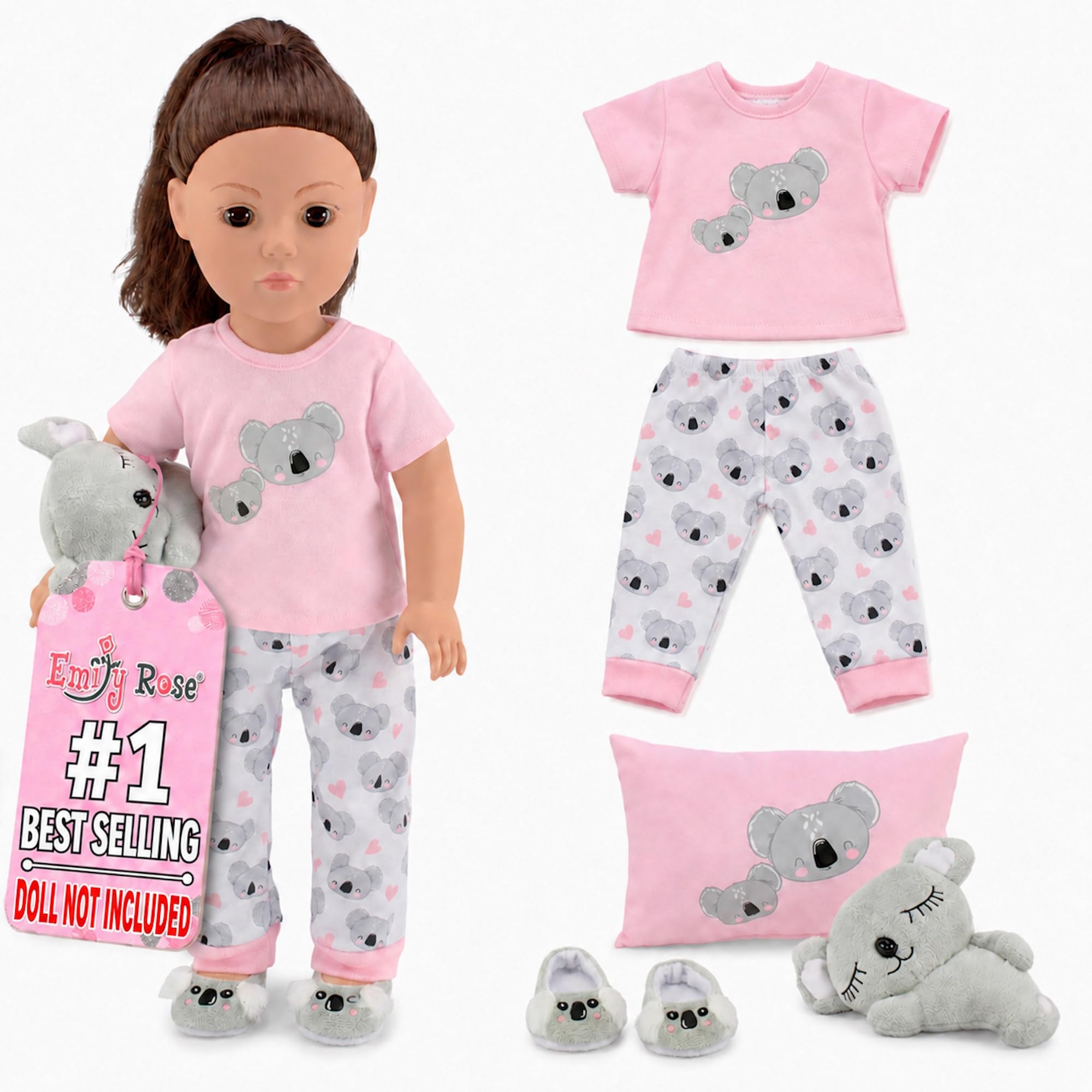 Colette Blanc コレットブラン様 トムキャット ねずみちゃんset Amazon.com: Emily Rose 18 Inch Doll Pajamas with Koala, Slippers