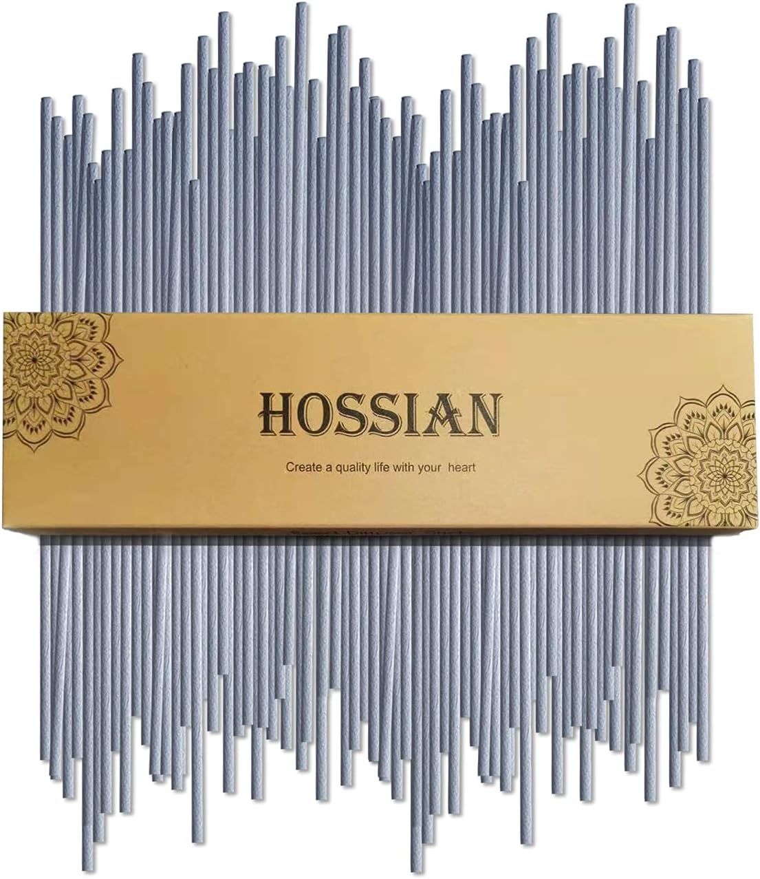 HOSSIAN 50PCS Reed Diffuser Sticks7.5Inch Grey Diffuser