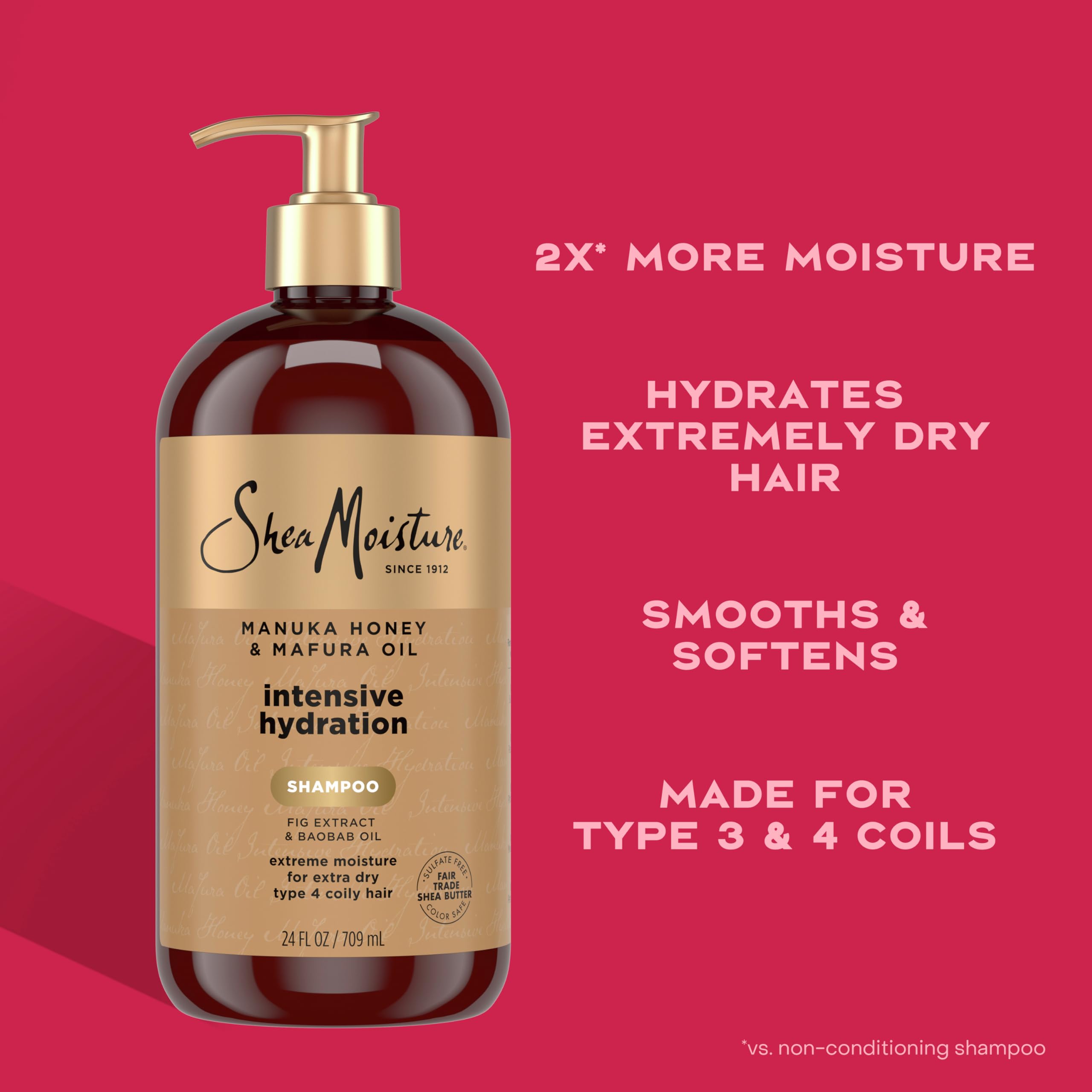 Amazon.com : Shea Moisture Intensive Hydration Shampoo Manuka