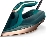 PHILIPS Azur 8000 Series Steam Iron - 70g/min Continuous Steam, 240g Turbo Steam, 3000 W Power, OptimalTEMP Technology, Opal Green (DST8030/70) - 1
