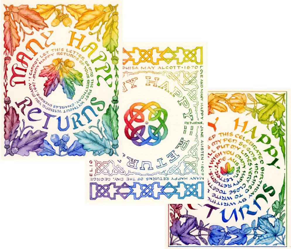 Literary Birthday Card Assortment