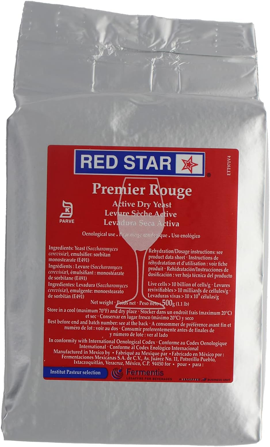 Red Star Premier Rouge 500g Brick