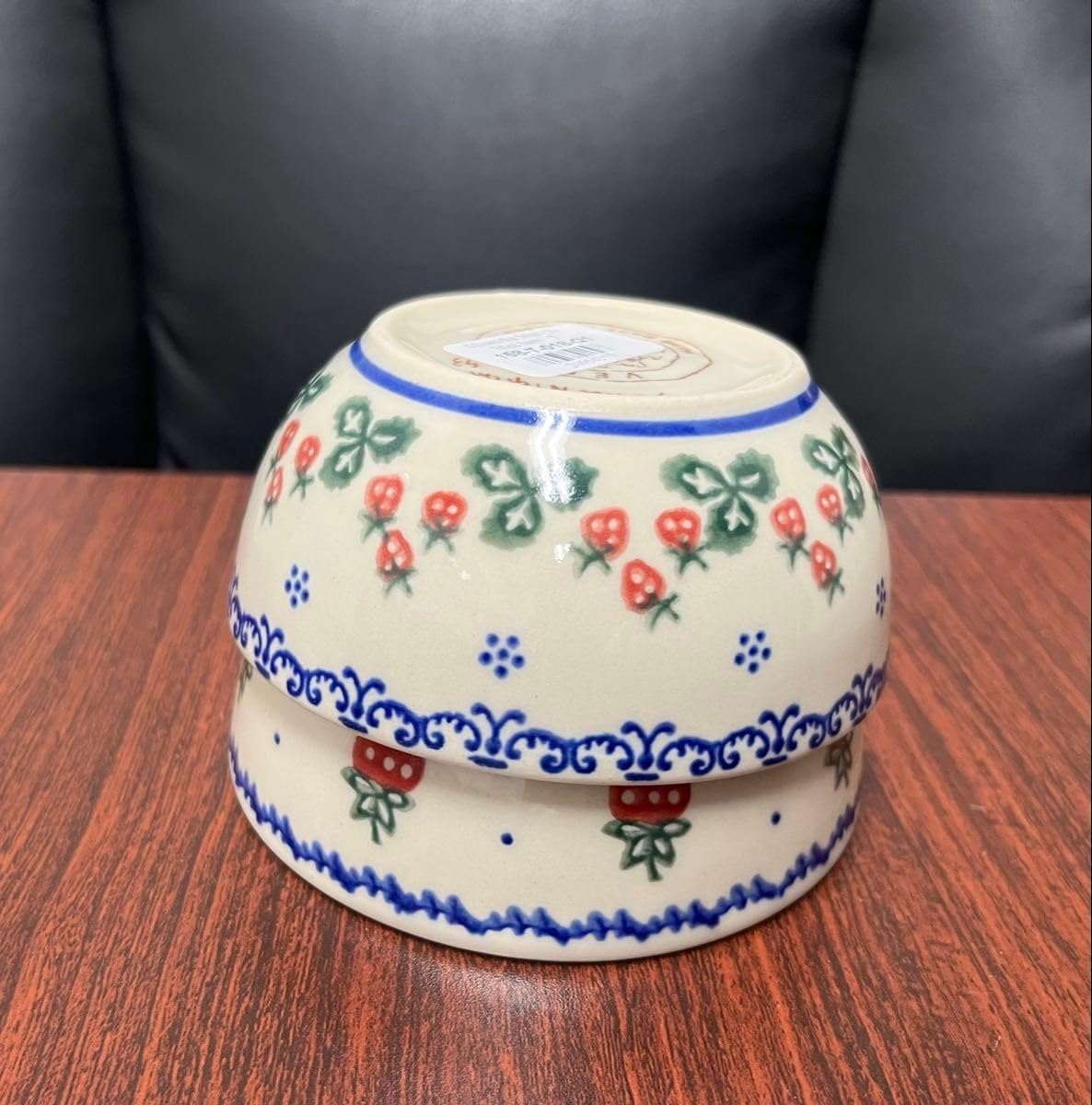 ツェラミカ フリーボウル 2点セット フルーツ柄 ポーリッシュポタリー