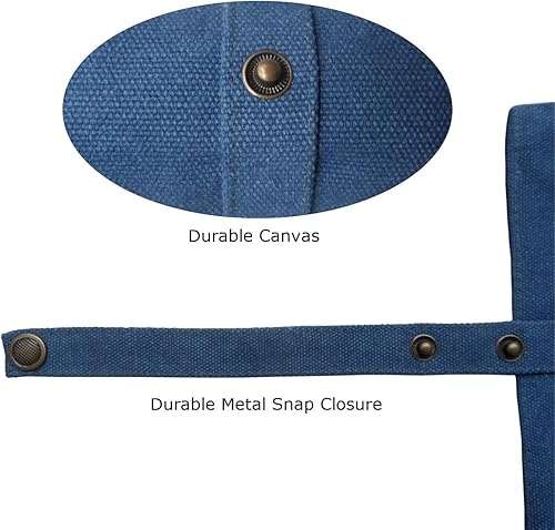 Miniatura 4 de Enyuwlcm Lienzo Papelería Plegable Hecho A Mano Rollup Estuche De Lápiz De Viaje De La Pluma De Envol