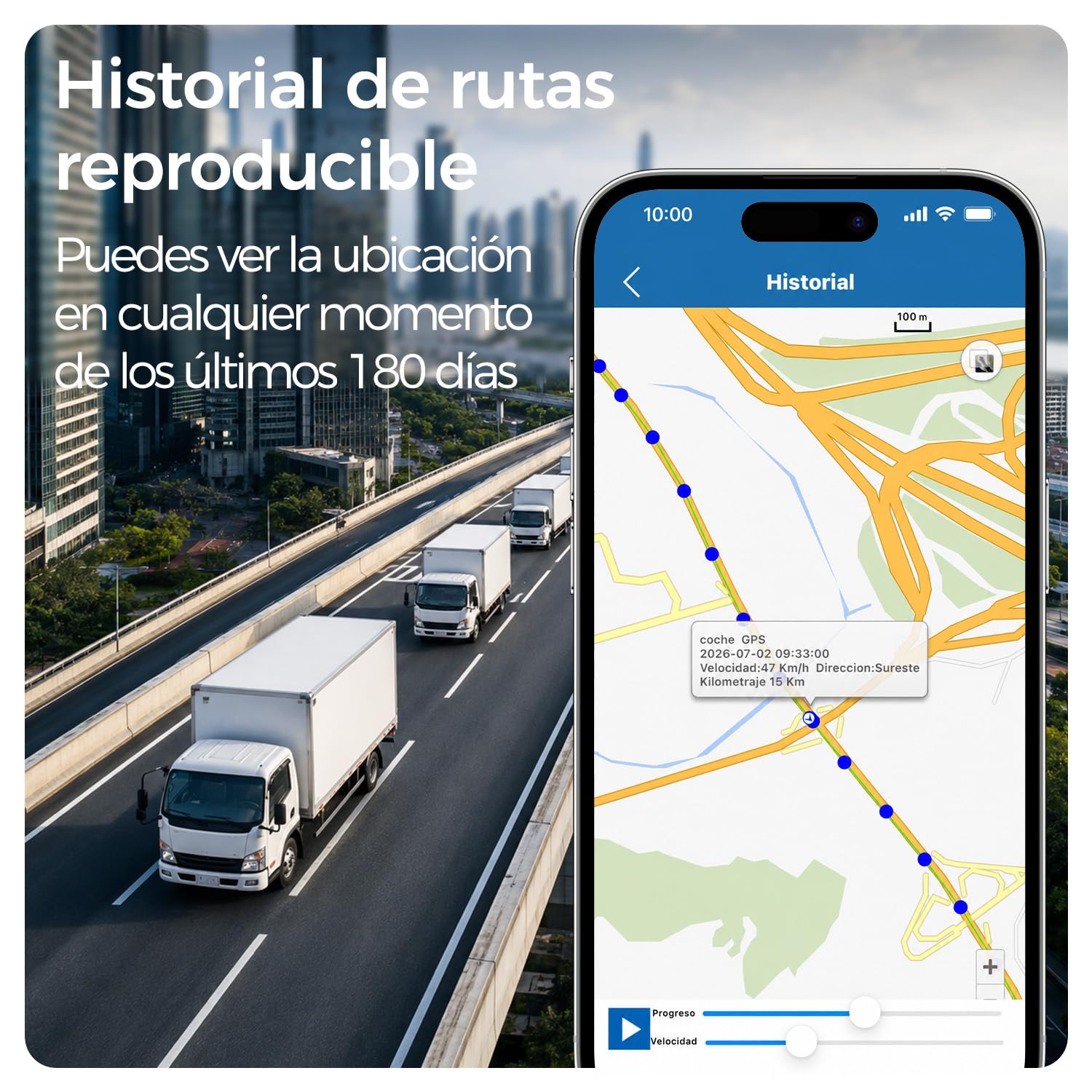 Zeerkeer Localizador GPS para Coche, Moto, camión, GPS Tracker Anti-perdida Vehículos Impermeable y Gratis App SMS Alarmas Múltiples, Fuerte Imán Seguimiento en Tiempo Real Geo-Fence Alarm