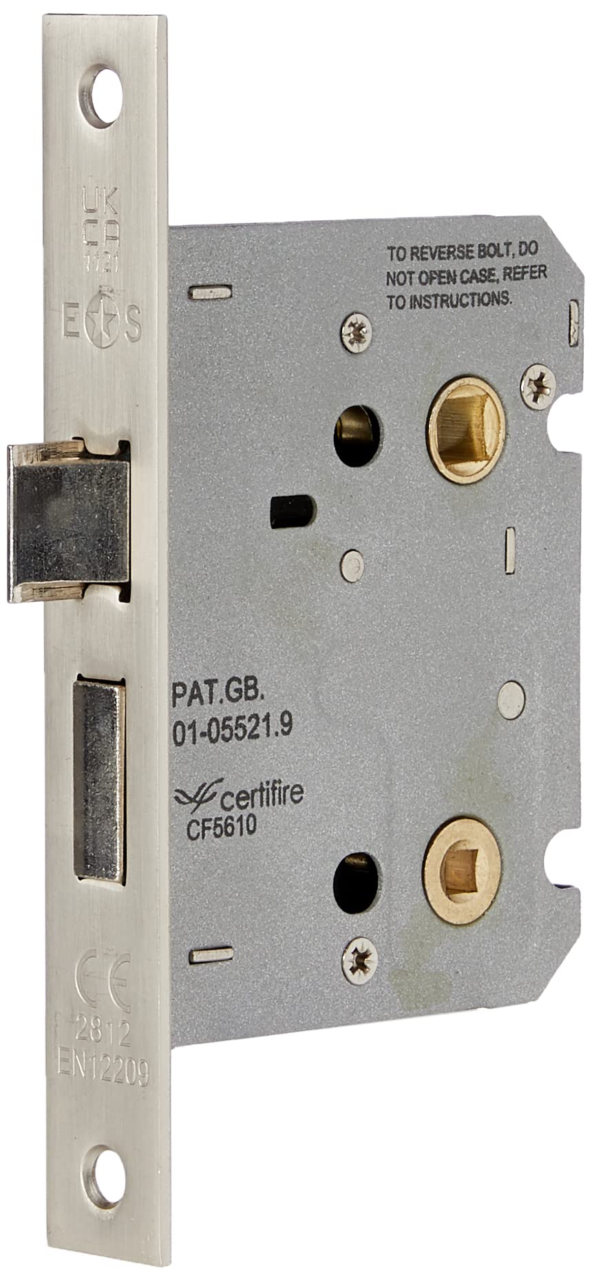 Eurospec Bathroom Lock 3" Satin In Nickel