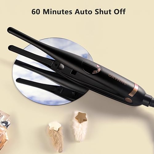 Miniatura 7 de Plancha plana pequeña de 310 pulgadas para pelo corto Pixie Cut, 5s Ultra Fast Heat Up Tiny Pencil Plancha plana, plancha plana iónica Mini Edge,