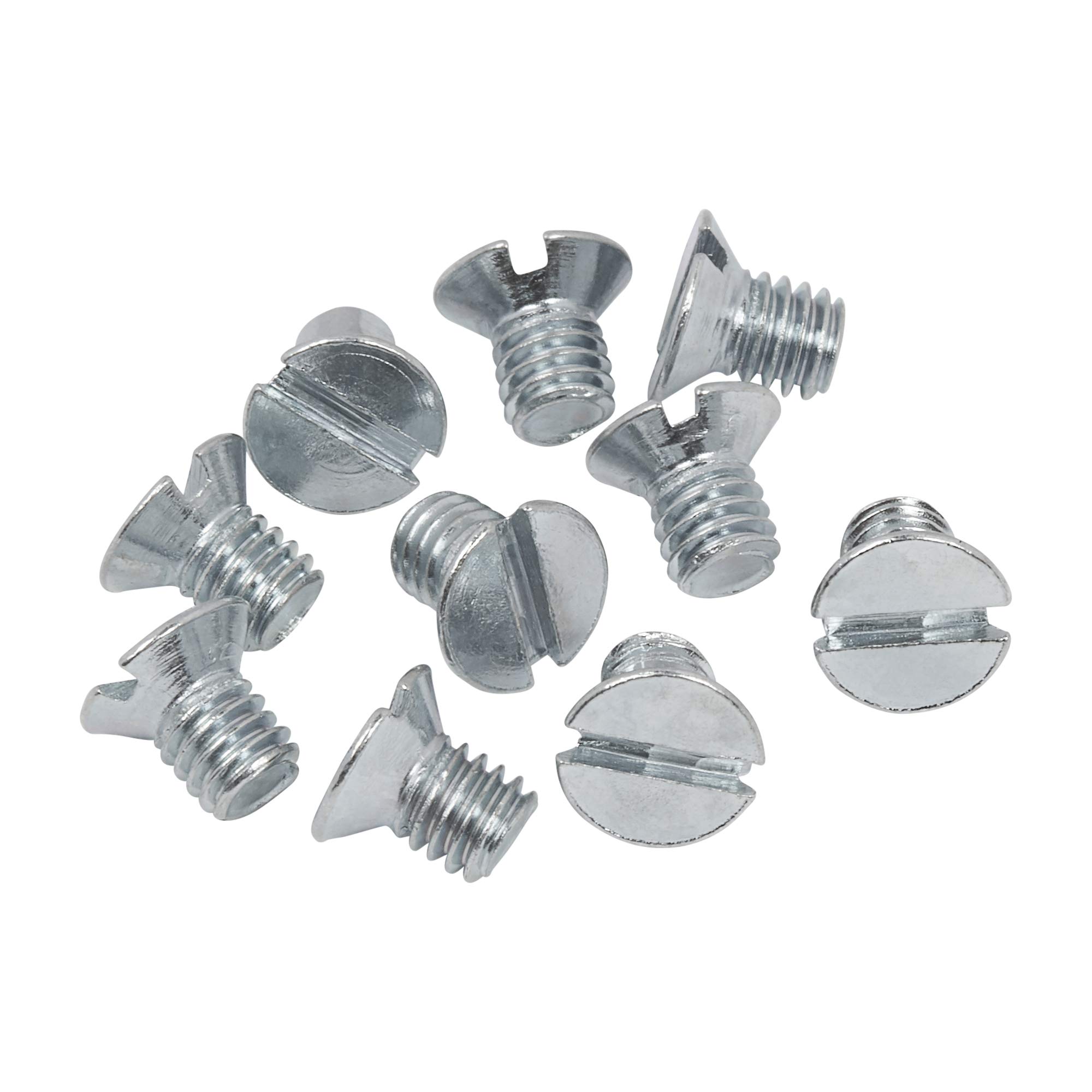 TrendPack of 10 Silver 2BA x1/4 Guide Bush Screws for Precise Fixture and Routing Accessories, GB/01