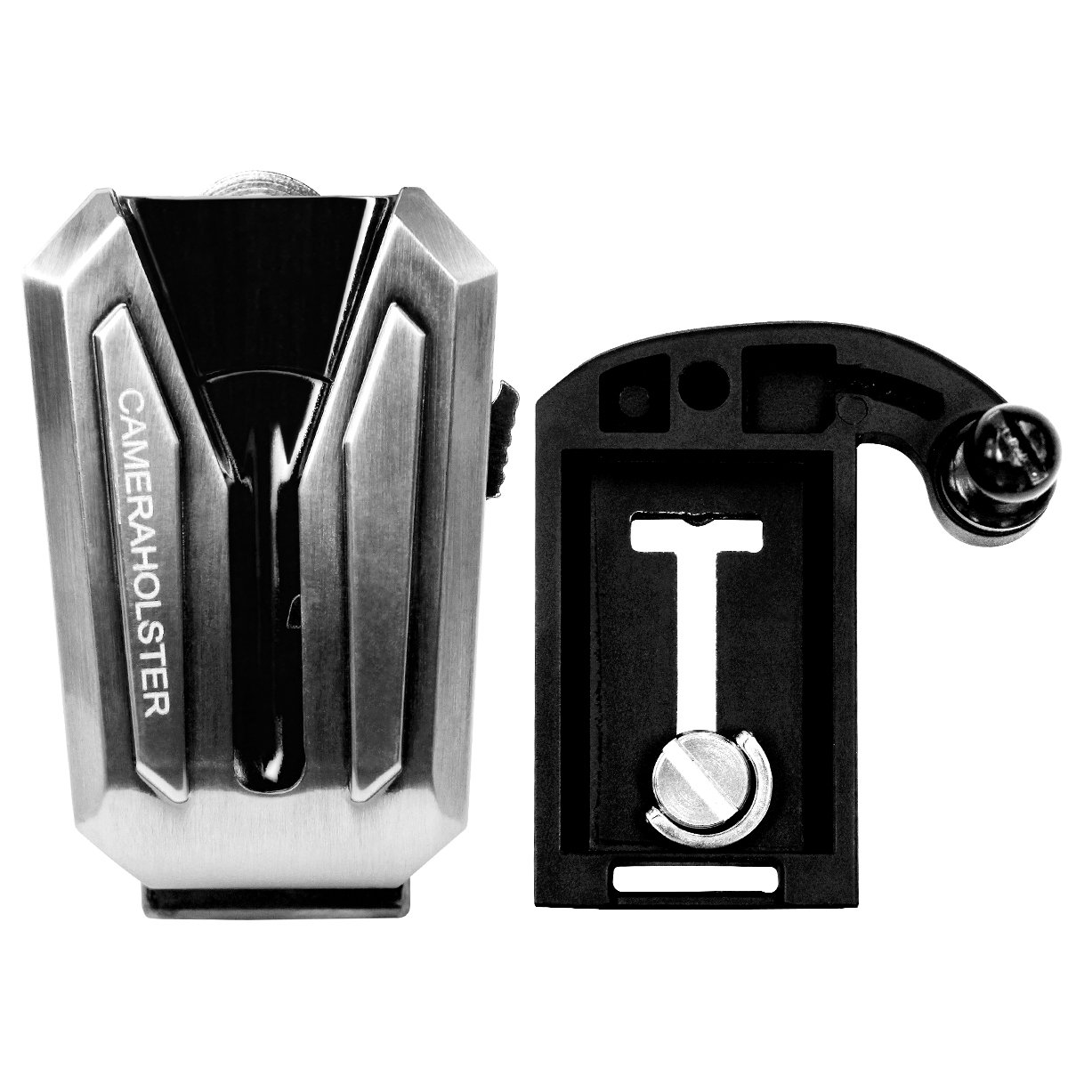 ANRIS LYNCA DSLR Camera Hard Metal Waist Belt Buckle Button, Waist Belt Quick Strap Buckle Button Mount Clip Aluminum Alloy for DSLR Cameras Canon Nikon Sony and Other Accessories