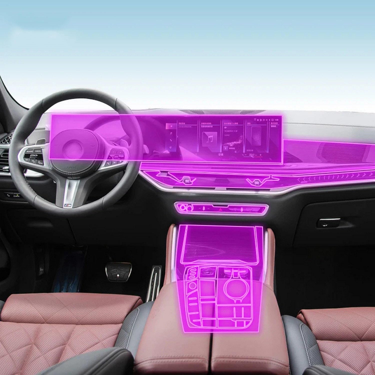 Film protecteur écran voiture pour navigation GPS BMW X5 X6 2024