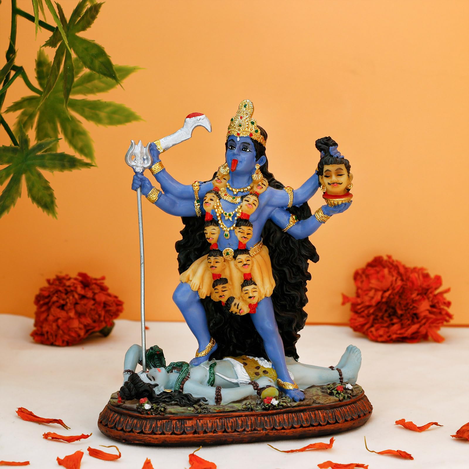 Statue En Métal Idole Sculpture Indien Décor Antique Pour La Décoration