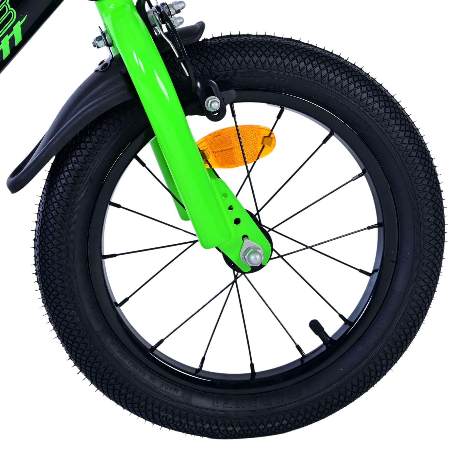 volare sportivo kinderfahrrad - Jungen - 14 Zoll - Grün Schwarz Color:GlossyBlack Todas las eBikes Fahrrad Regenhose Fahrradbekleidung Damen