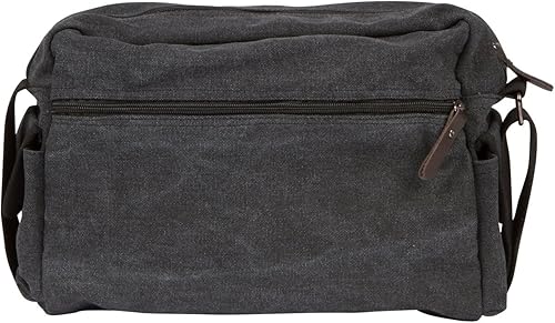 Miniatura 3 de Canvas Messenger Bag For Men & Women 13 in Laptop Shoulder Crossbody Satchel Bag