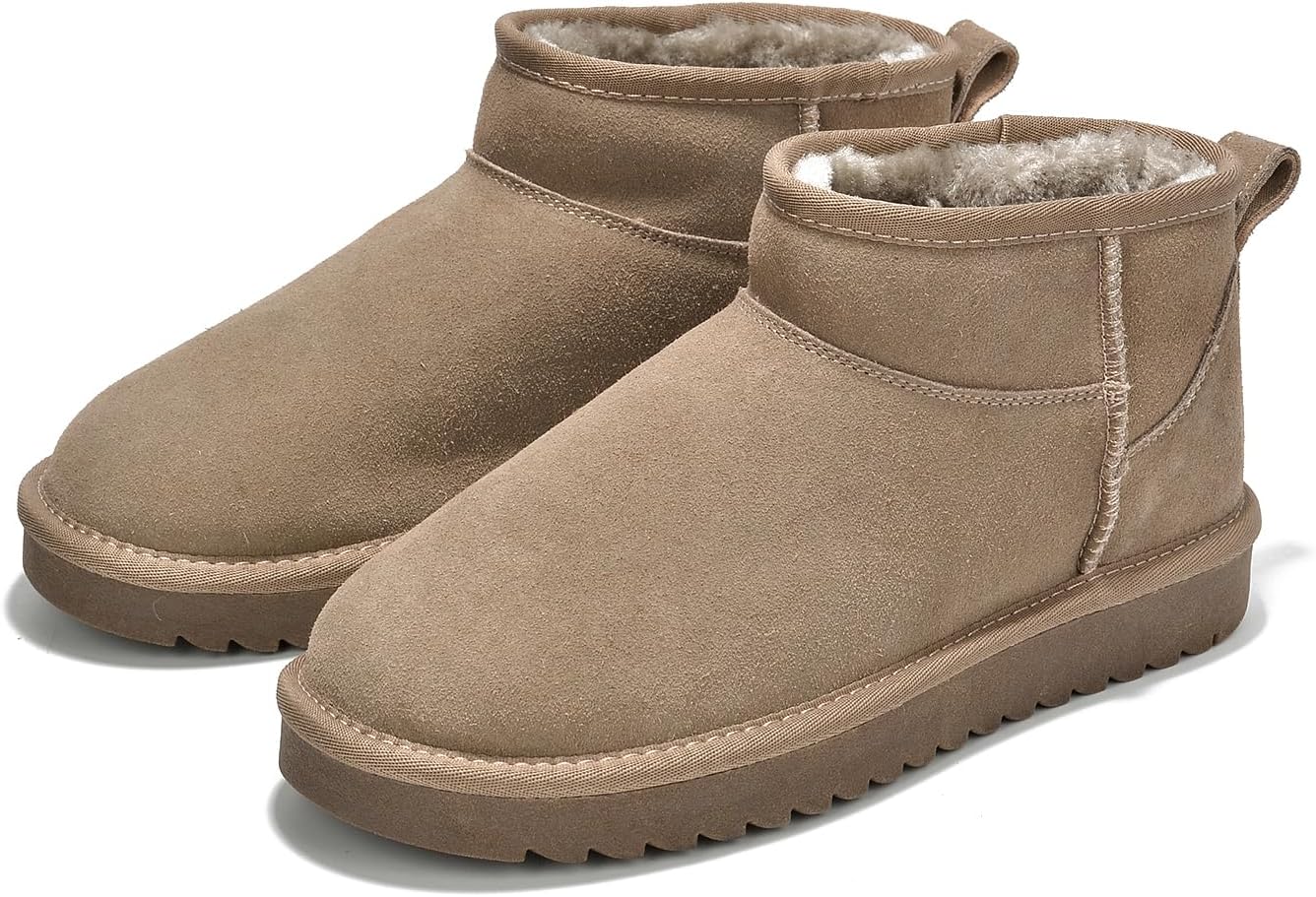 Project Cloud 100% Genuine Leather Ankle Boots for Women - Water Resistant with Memory Foam Insole Winter Boots for Women - Trending Shoes & Comfortable Women's Ankle Boots (Hippy)