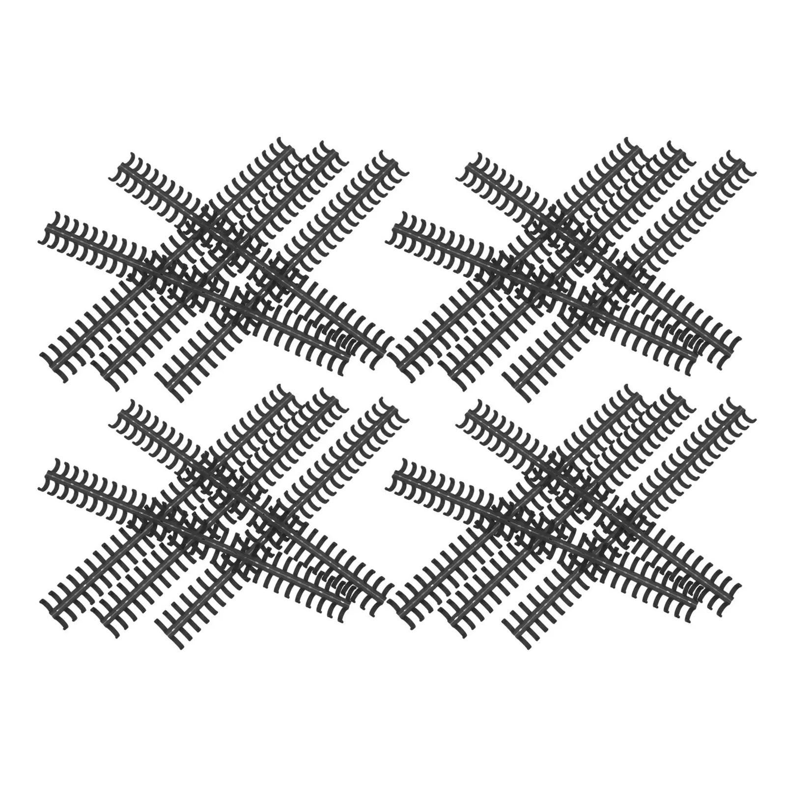Spirali per rilegatura 20 anelli for raccoglitori a fogli mobili, bobine di rilegatura a spirale in plastica