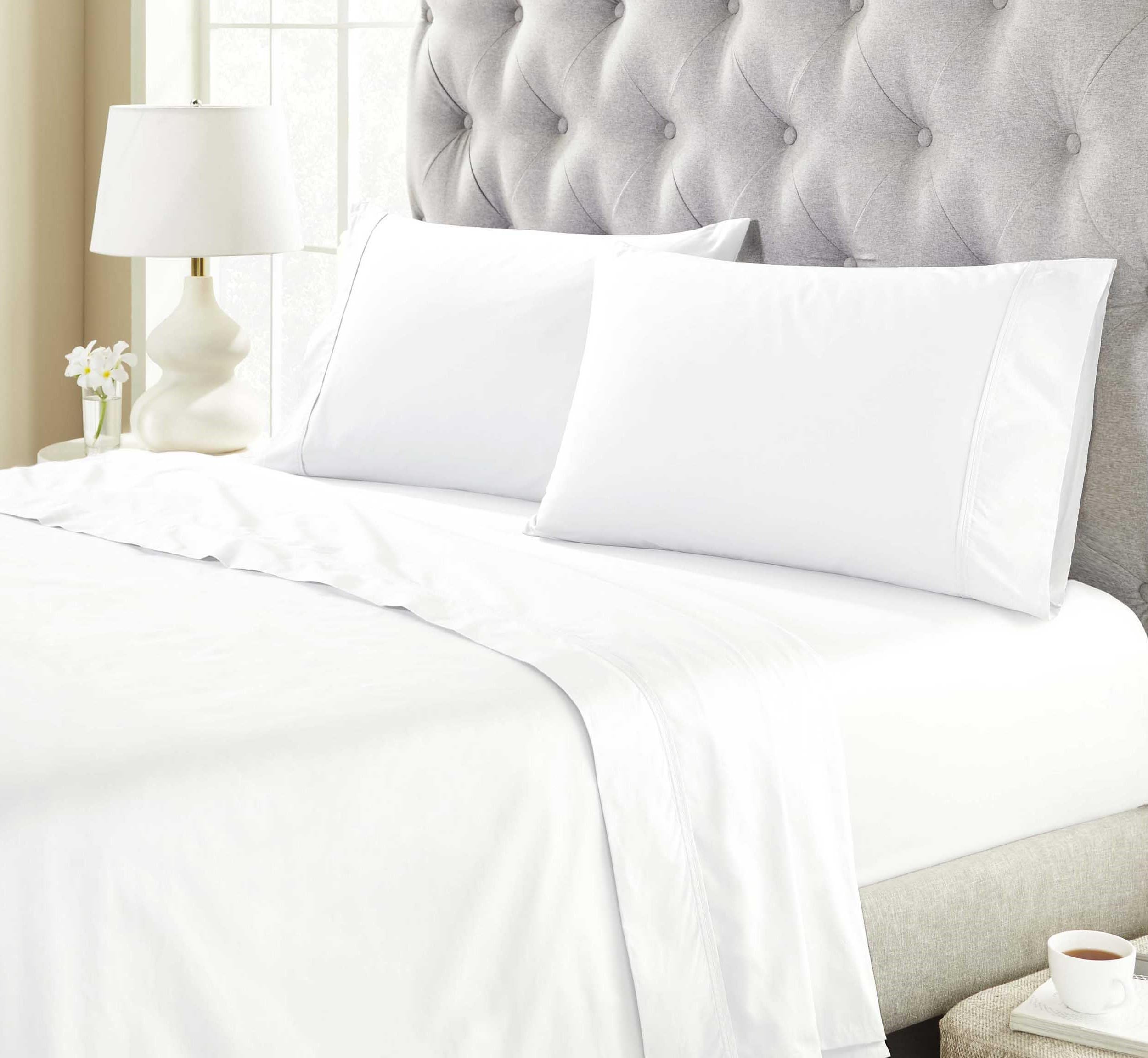 Parure de lit 3 pièces coton bio housse de couette légère fermeture boutons