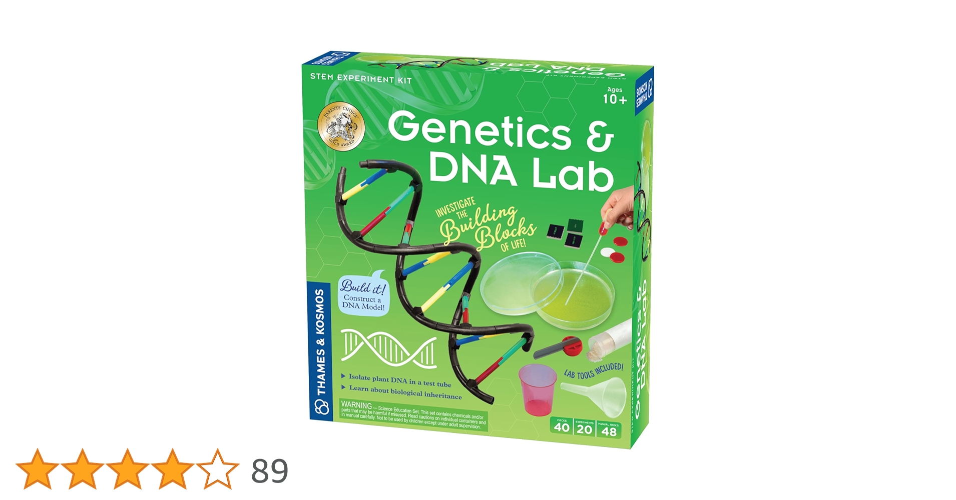Buy Thames & Kosmos Genetics & DNA Lab, Kids Science Kit, Learning